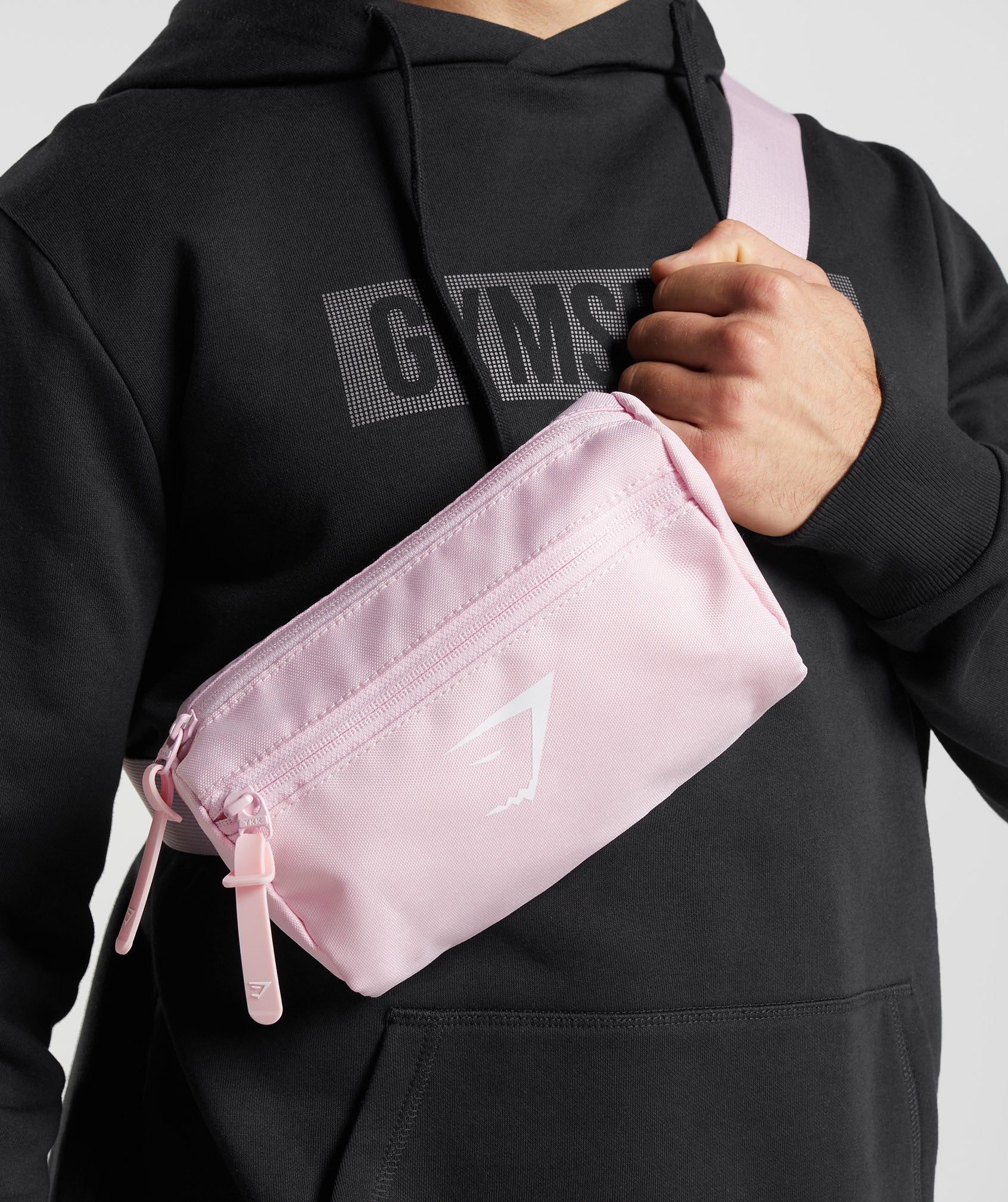 Bolsas Gymshark Sharkhead Cross Body Hombre Rosas | 0356289-BS