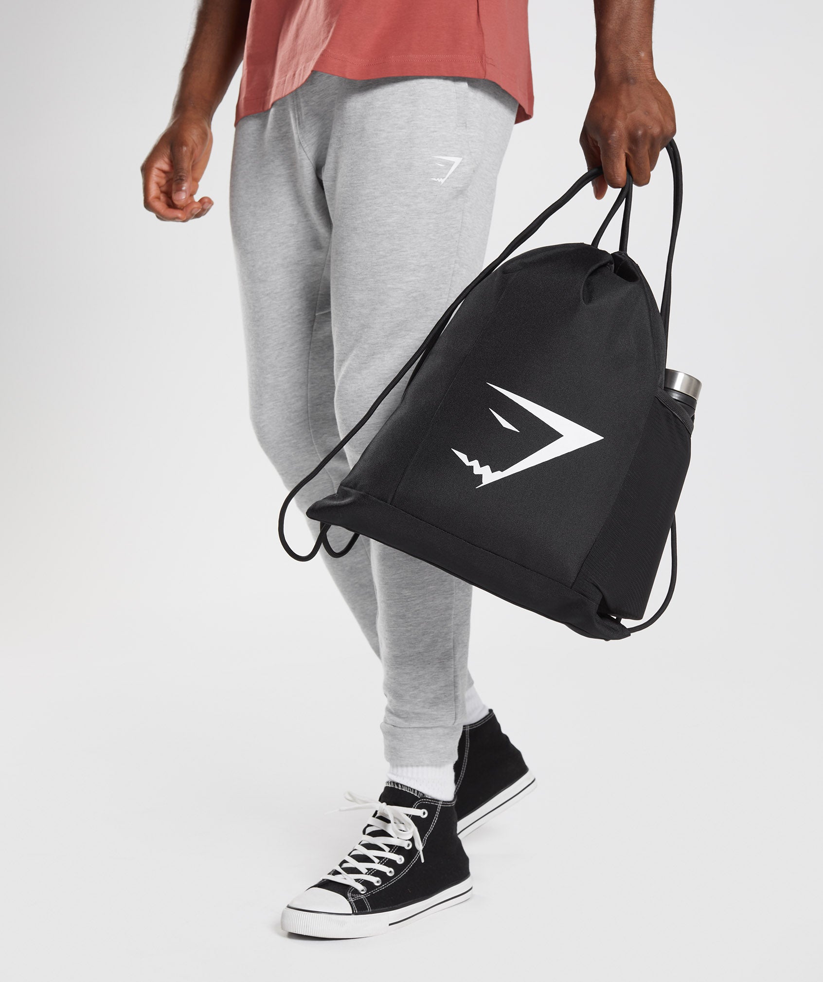 Bolsas Gymshark Sharkhead Hombre Negras | 6352709-MA