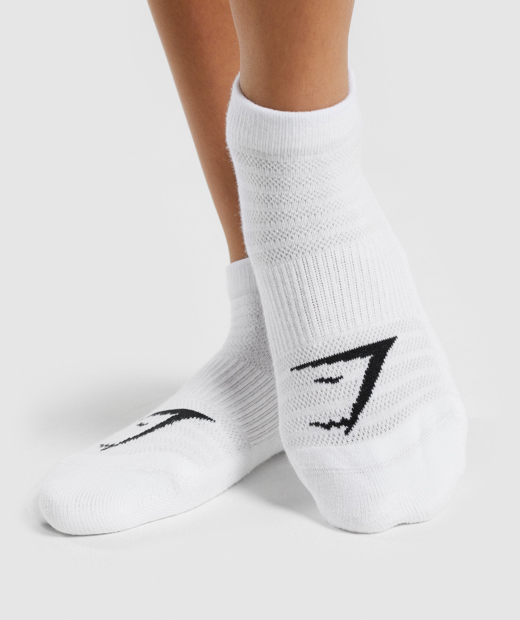 Calcetines Gymshark Ankle 3pk Hombre Blancas | 3472198-NB