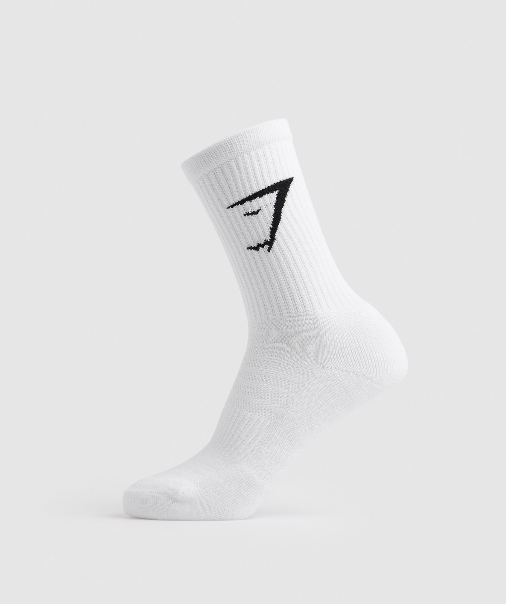 Calcetines Gymshark Crew 5pk Hombre Blancas | 8350796-UH