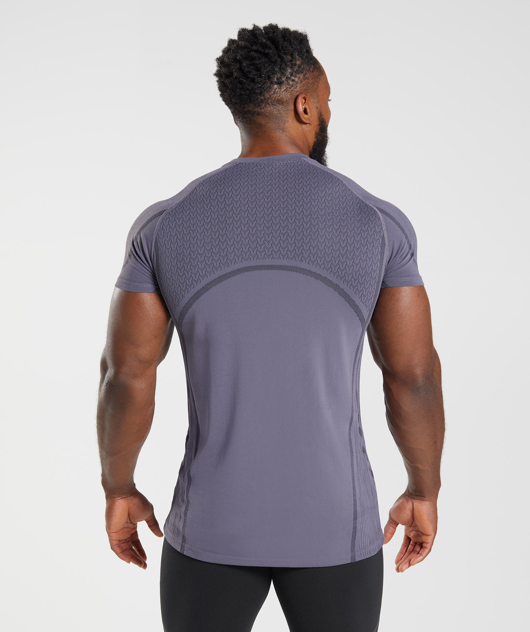 Camiseta Gymshark 315 Seamless Hombre Moradas | 9124307-VF