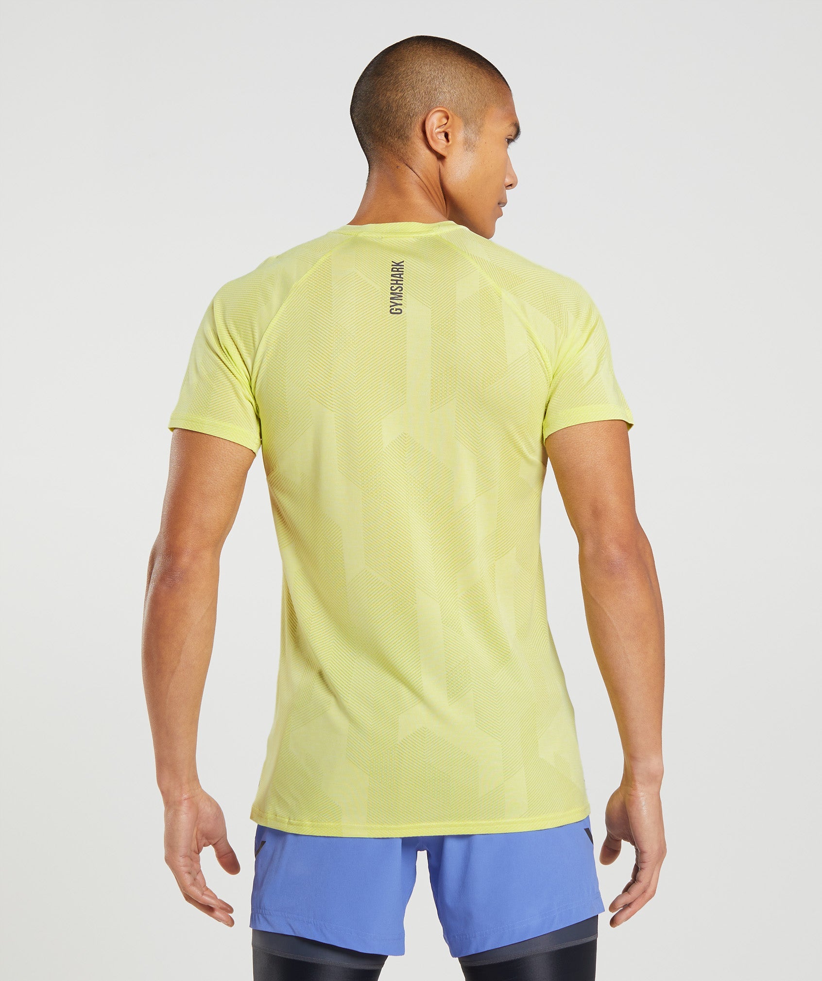 Camiseta Gymshark Apex Hombre Amarillo | 8372159-QF