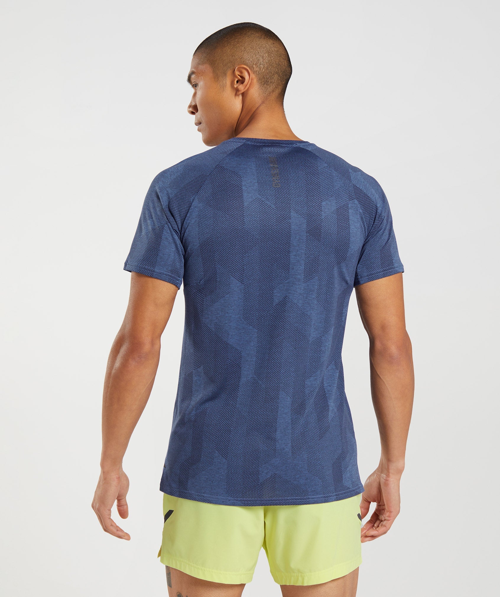 Camiseta Gymshark Apex Hombre Azules | 4610275-EB