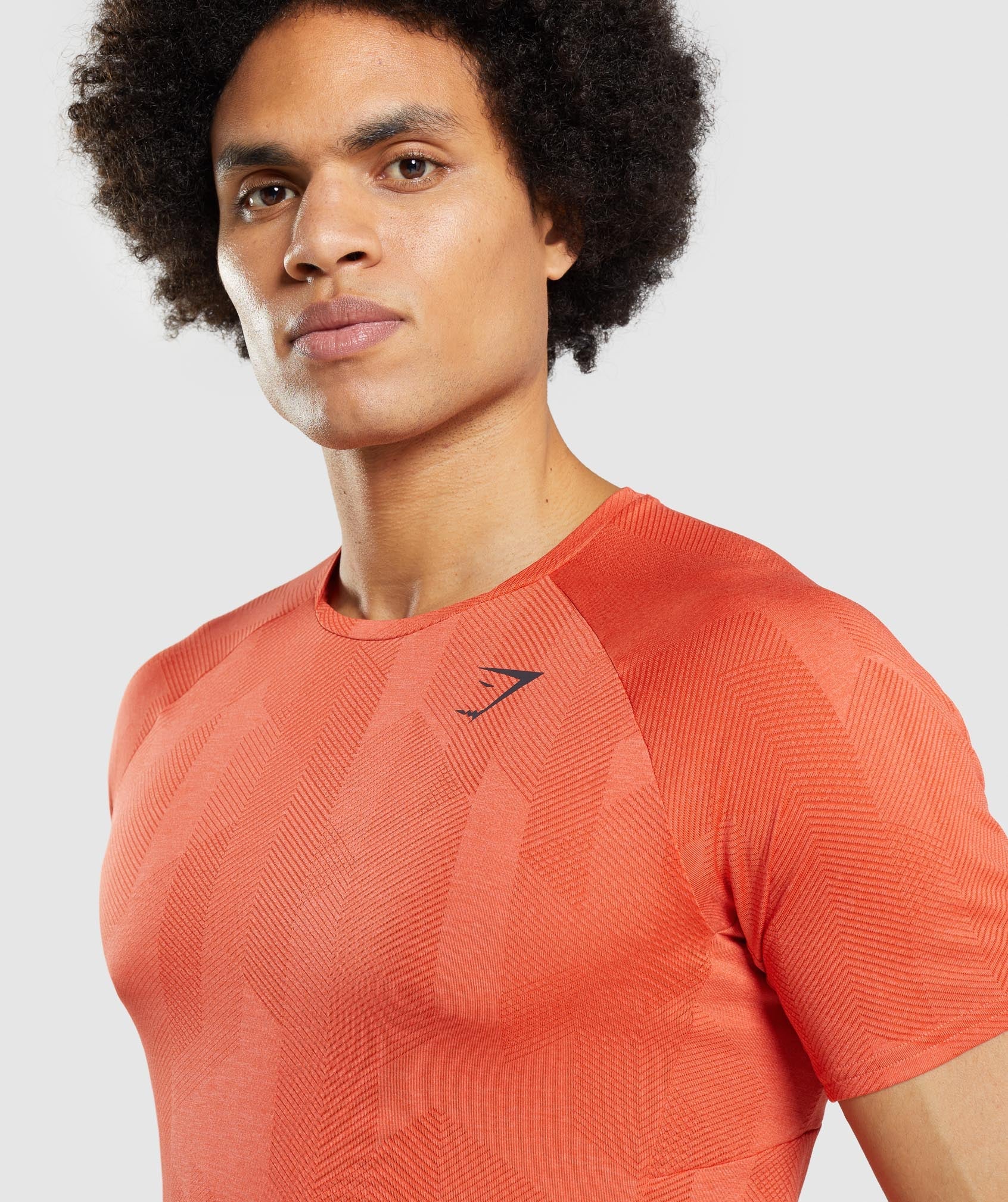 Camiseta Gymshark Apex Hombre Naranjas | 4620185-TI