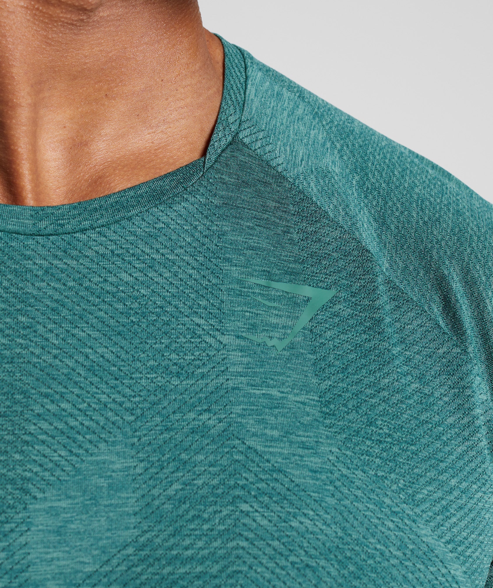 Camiseta Gymshark Apex Hombre Verde | 6218453-MX