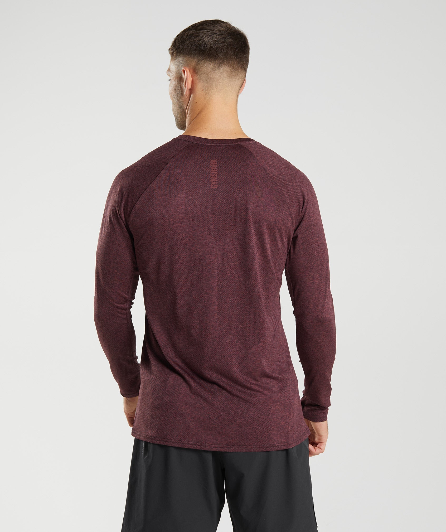 Camiseta Gymshark Apex Long Sleeve Hombre Marrones | 8796042-PC