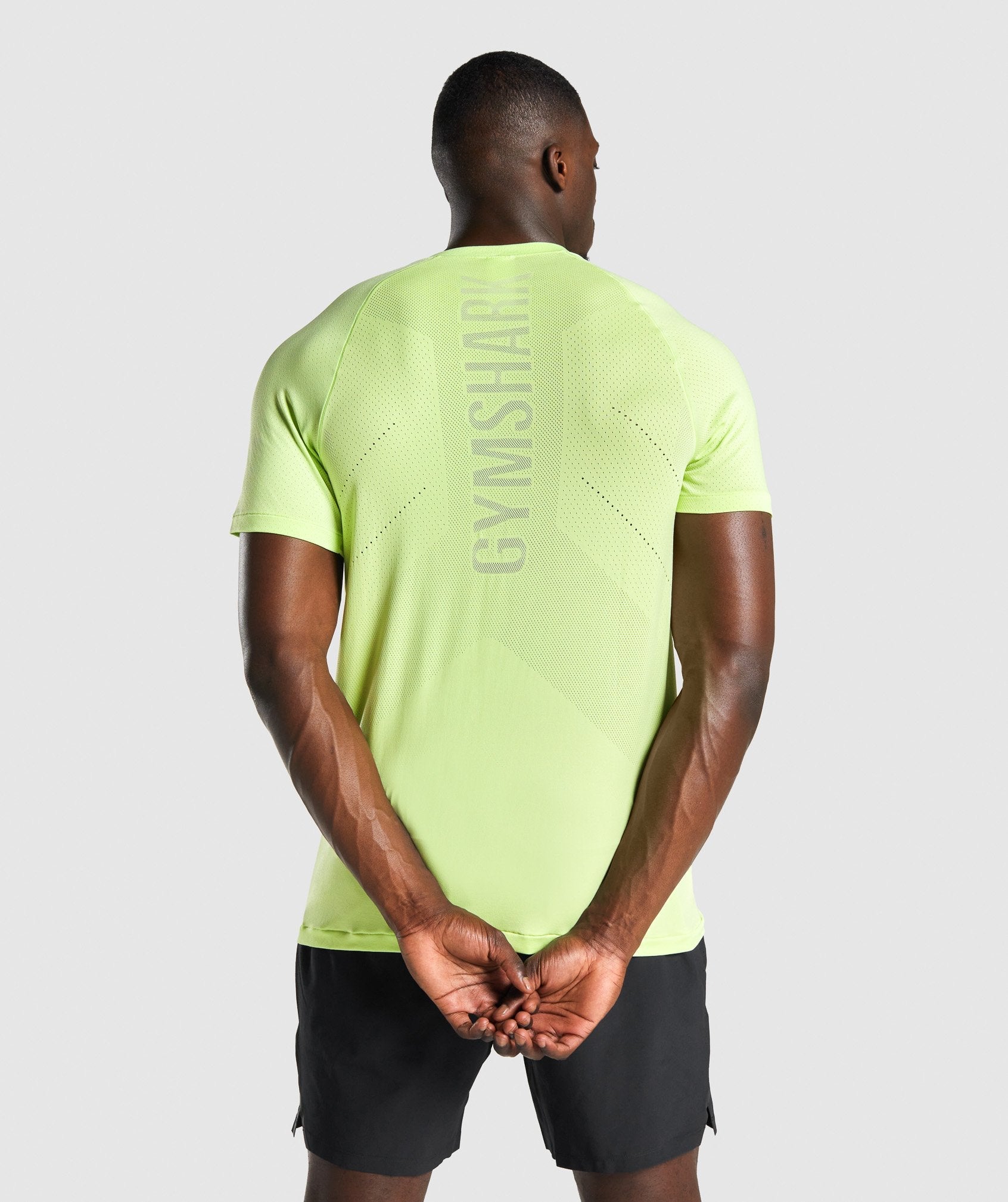 Camiseta Gymshark Apex Perform Hombre Verde | 4517802-EU