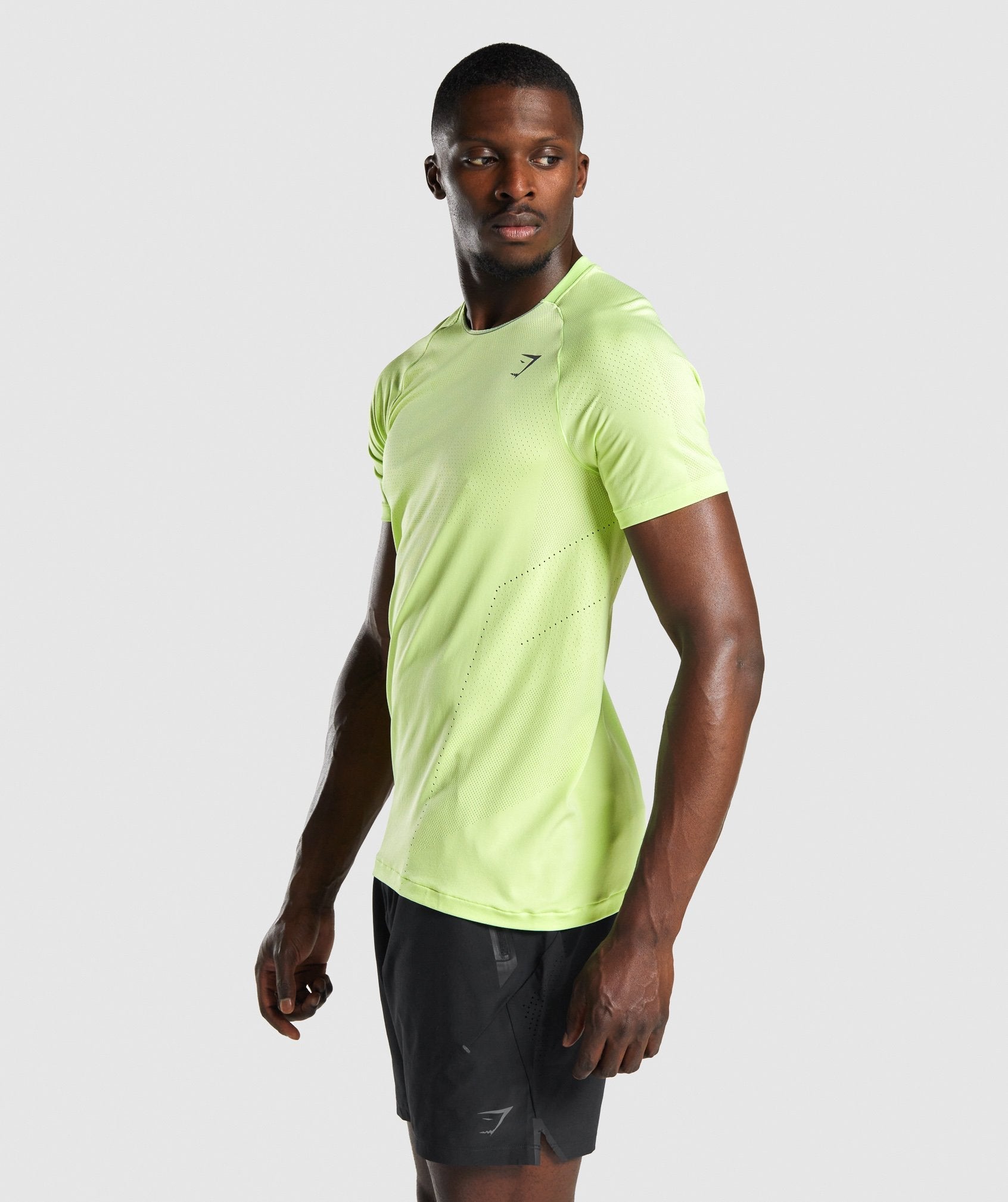 Camiseta Gymshark Apex Perform Hombre Verde | 4517802-EU