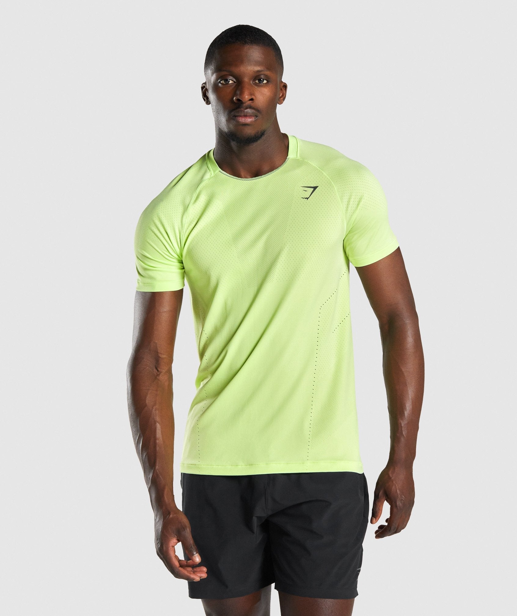 Camiseta Gymshark Apex Perform Hombre Verde | 4517802-EU