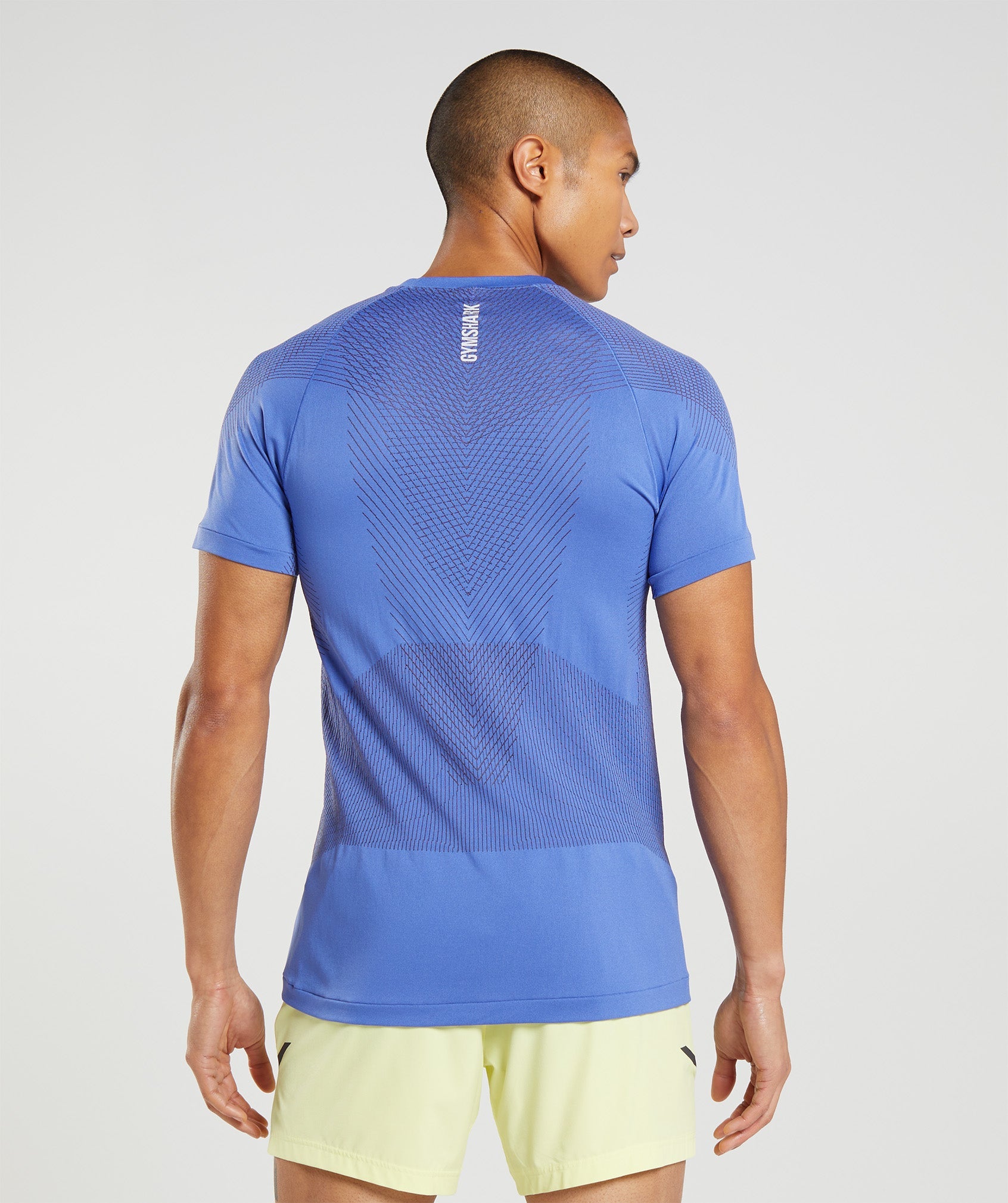 Camiseta Gymshark Apex Seamless Hombre Azules | 9458270-WC