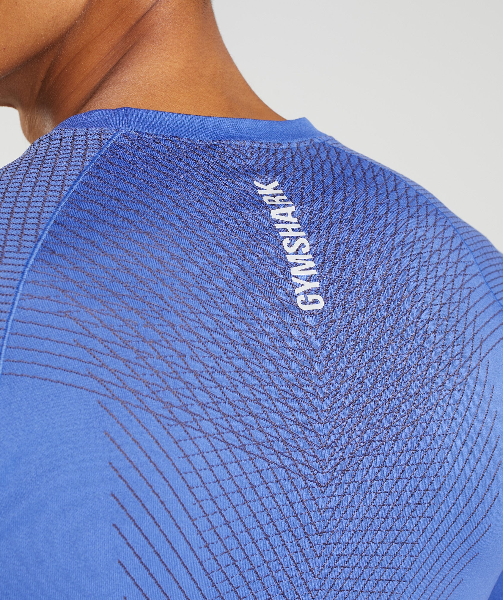 Camiseta Gymshark Apex Seamless Hombre Azules | 9458270-WC