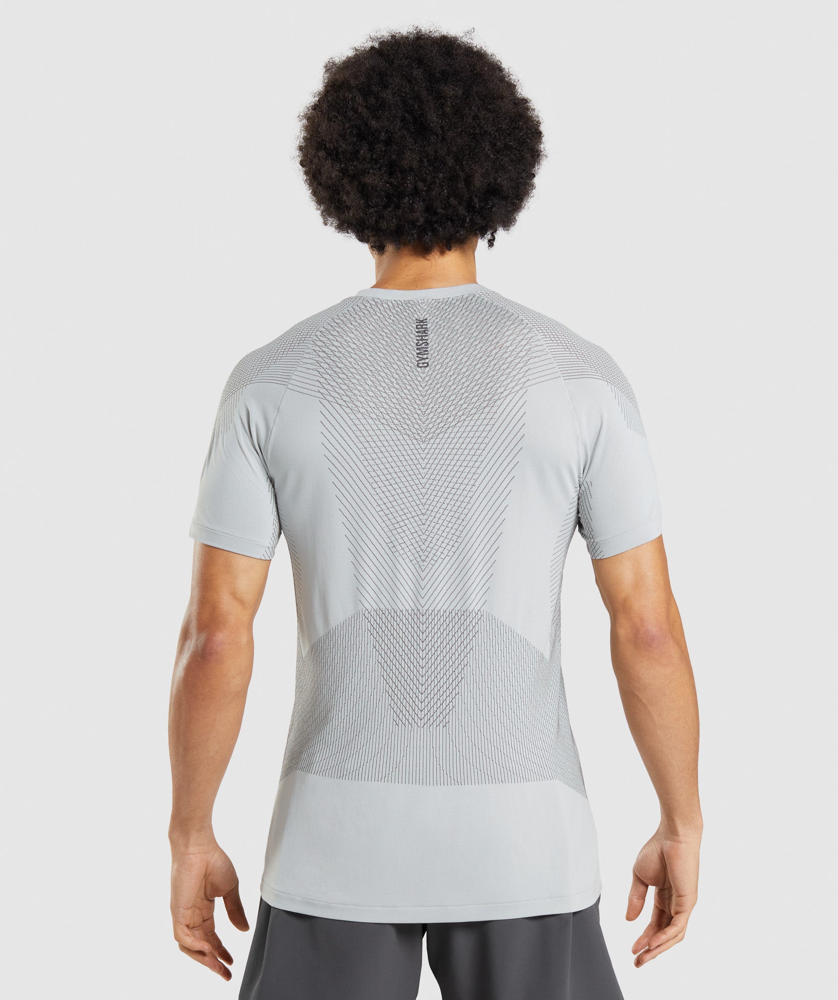 Camiseta Gymshark Apex Seamless Hombre Gris Claro | 0981273-TP