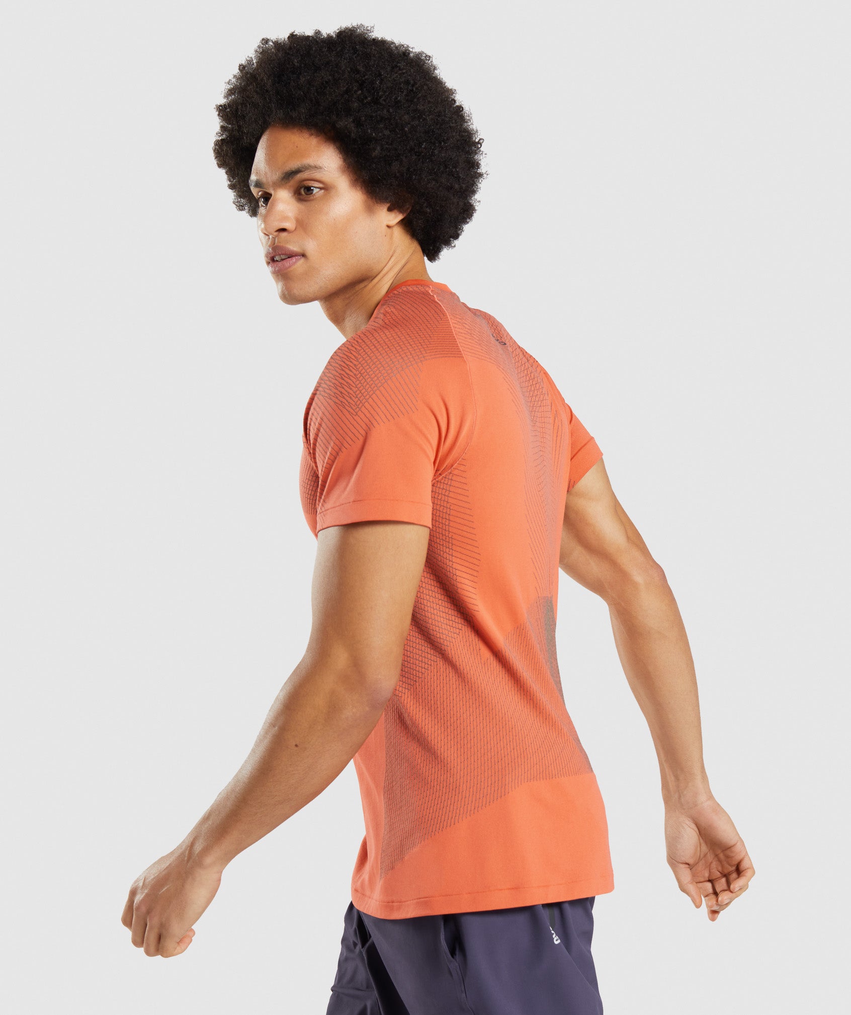 Camiseta Gymshark Apex Seamless Hombre Naranjas | 3176209-LT