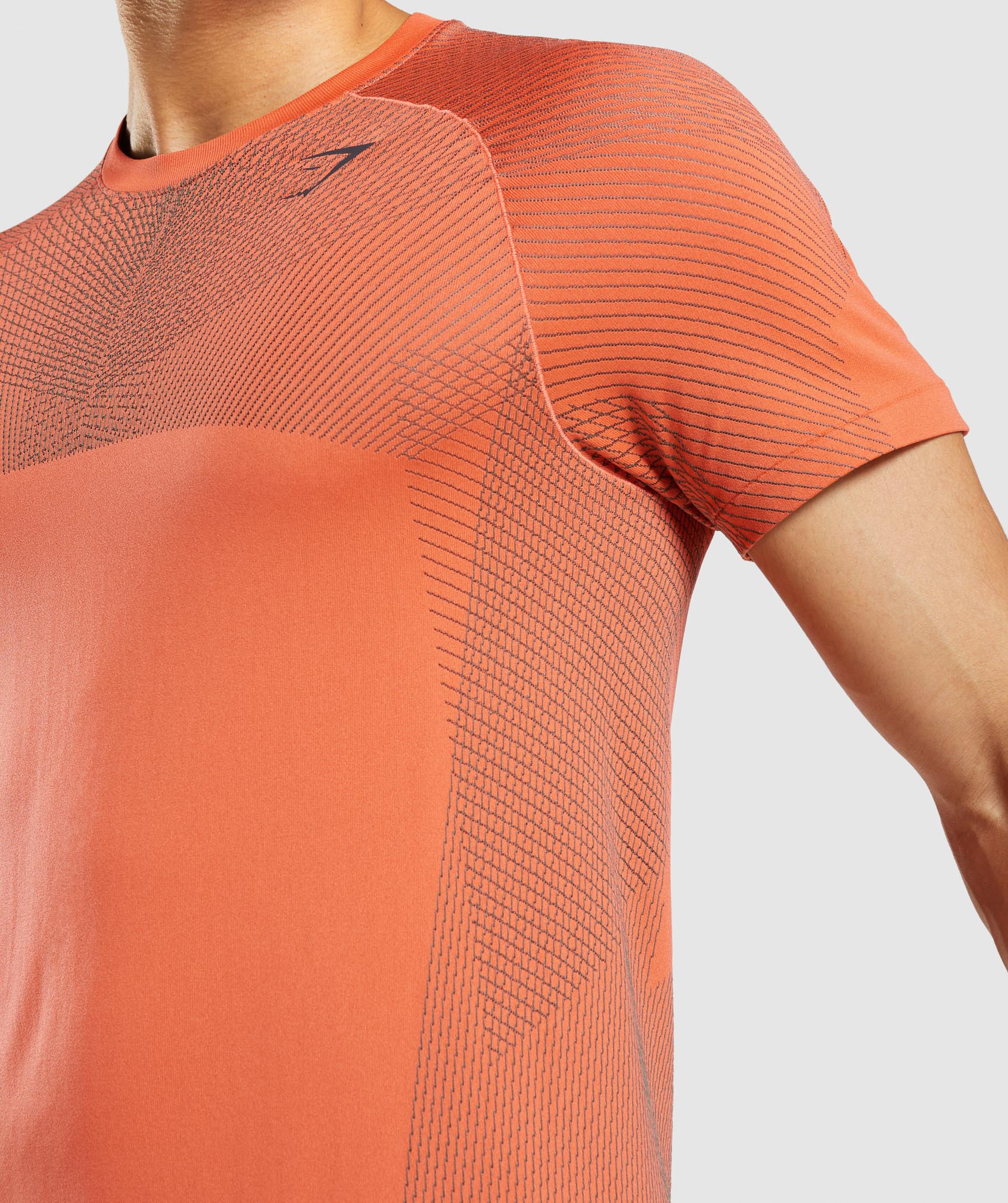 Camiseta Gymshark Apex Seamless Hombre Naranjas | 3176209-LT