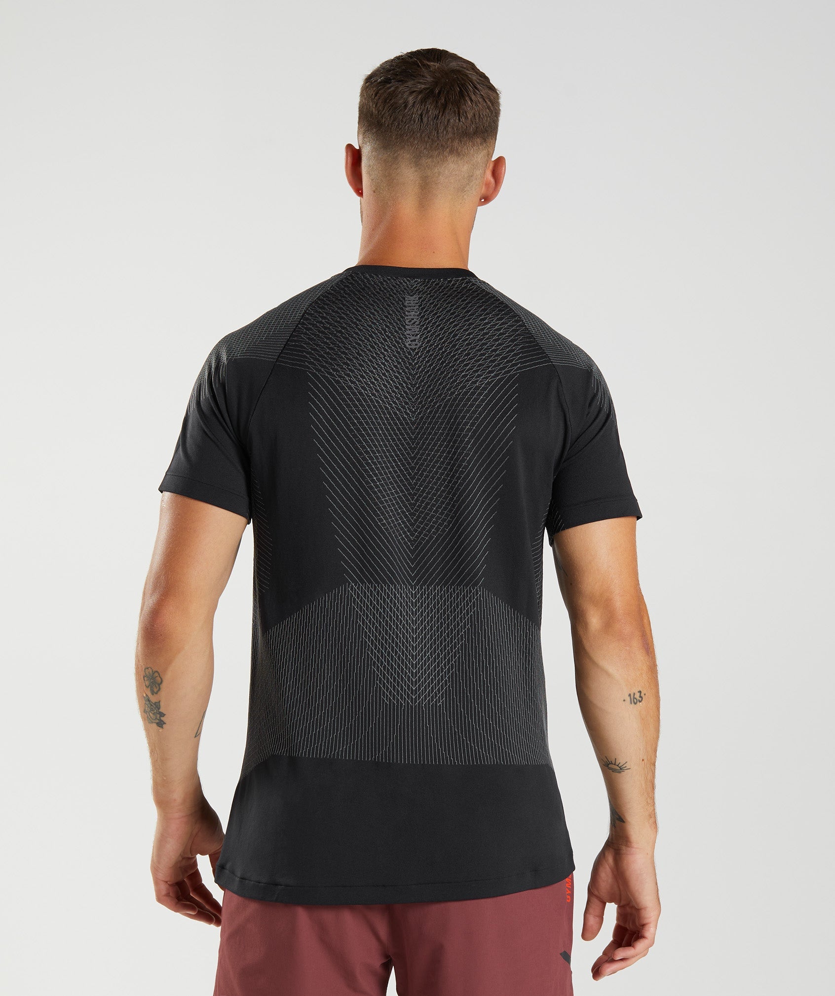 Camiseta Gymshark Apex Seamless Hombre Negras Gris | 9172586-ZJ