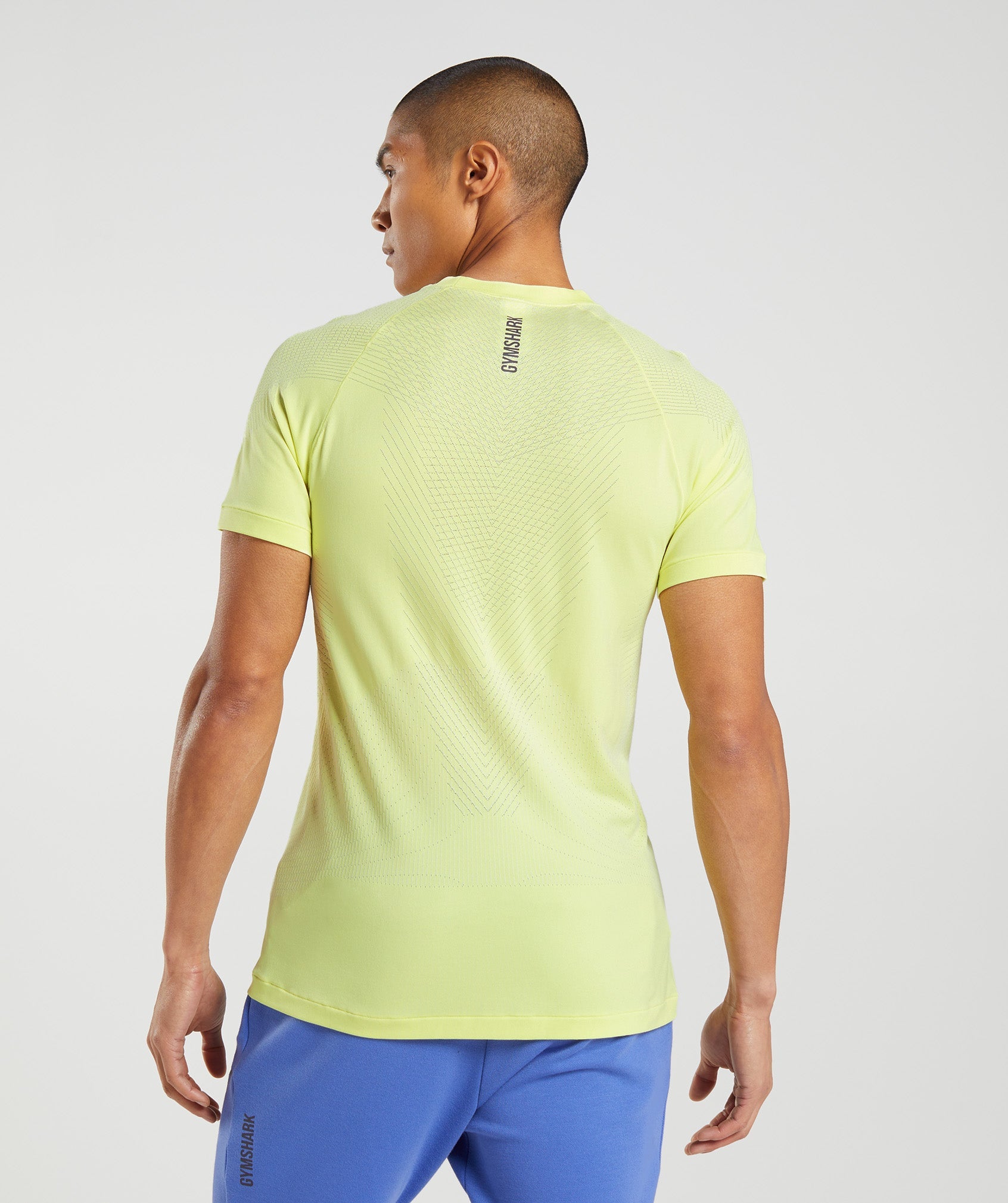 Camiseta Gymshark Apex Seamless Hombre Verde Blancas | 0893415-CI