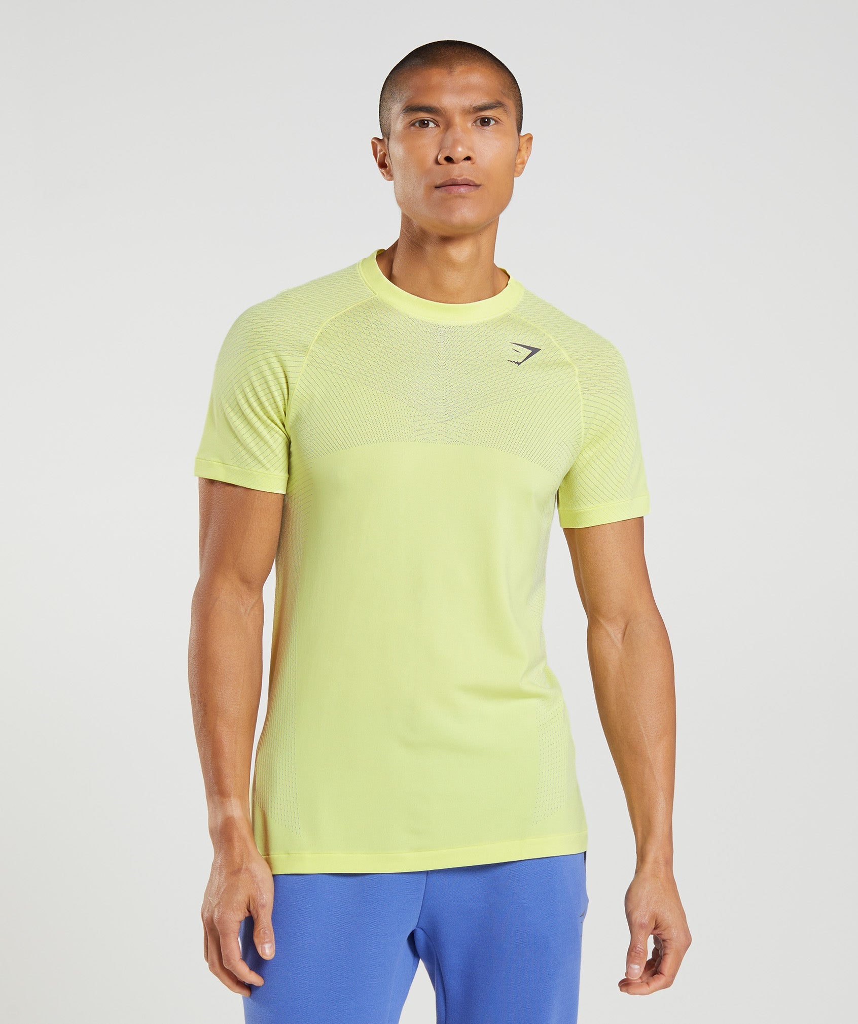 Camiseta Gymshark Apex Seamless Hombre Verde Blancas | 0893415-CI