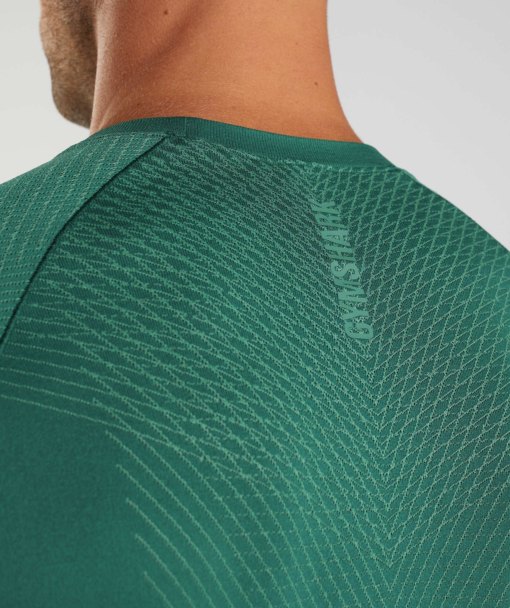 Camiseta Gymshark Apex Seamless Long Sleeve Hombre Verde | 1465098-MR