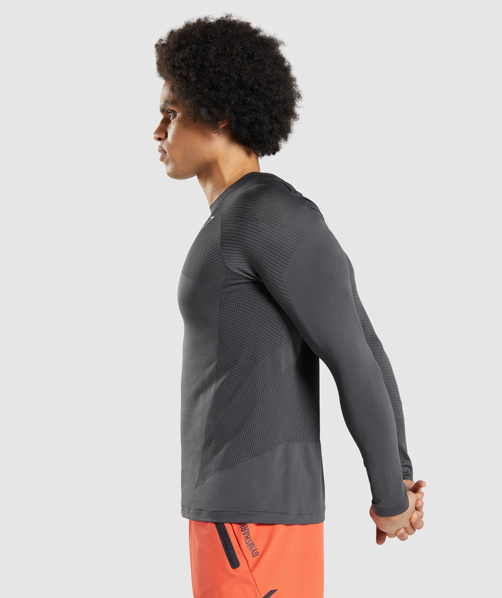 Camiseta Gymshark Apex Seamless Long Sleeve Hombre Negras | 6253840-GJ