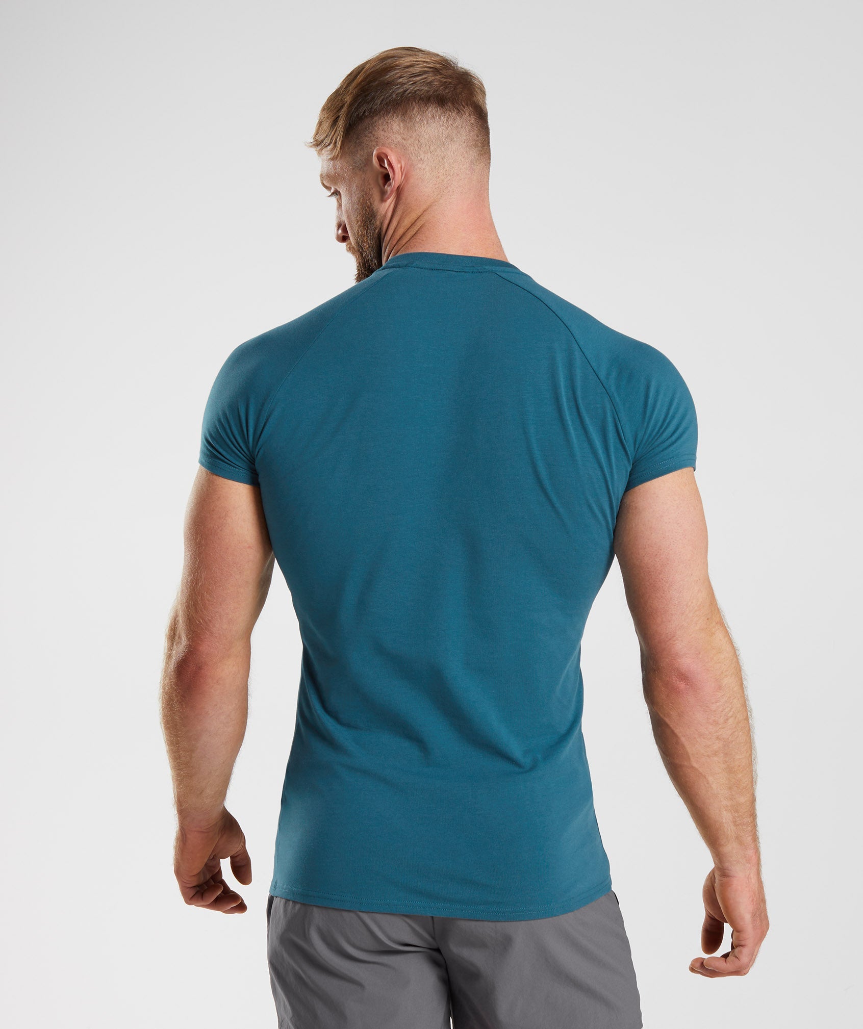 Camiseta Gymshark Apollo Hombre Azules | 9385402-WA