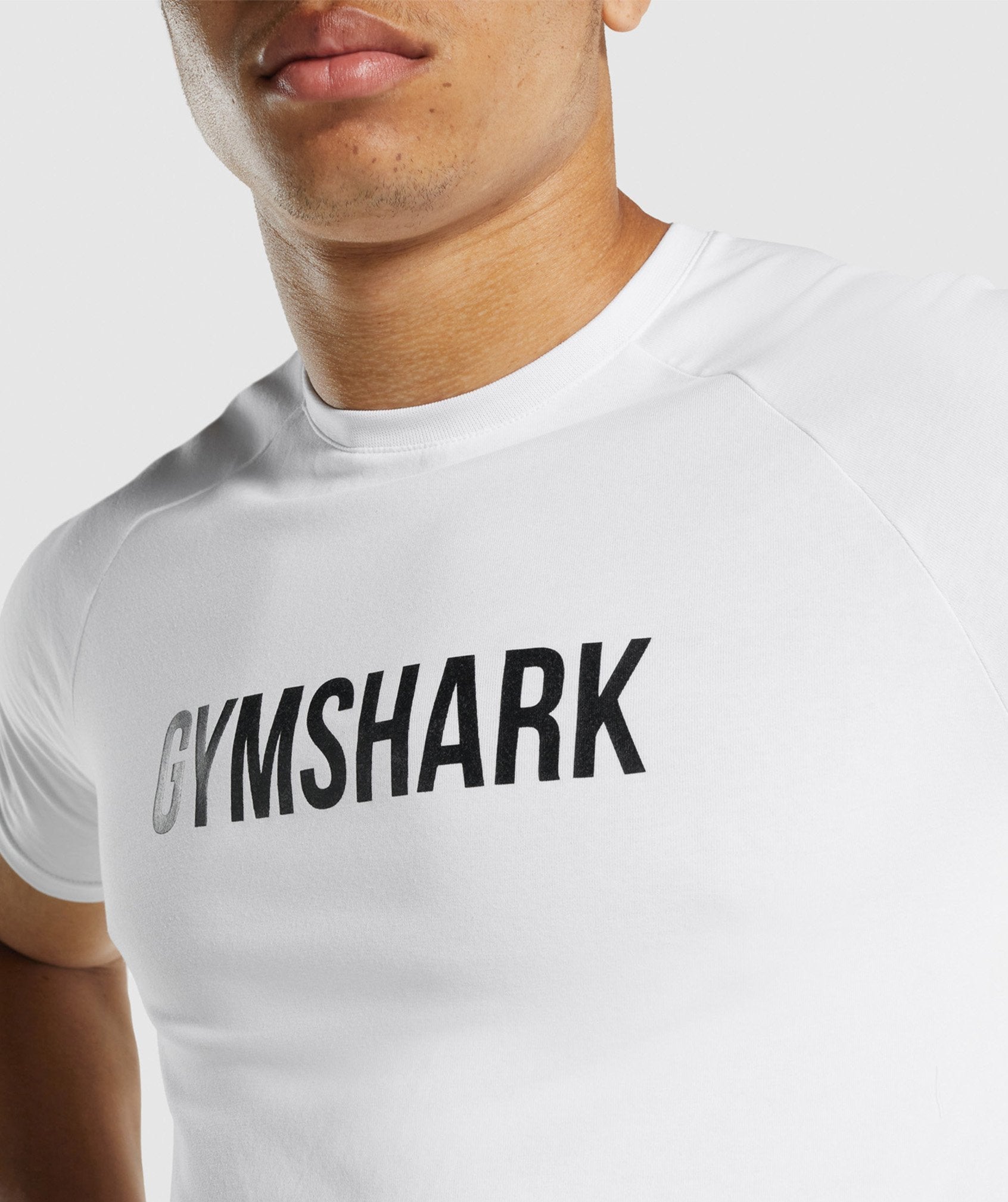 Camiseta Gymshark Apollo Hombre Blancas | 2708194-GM