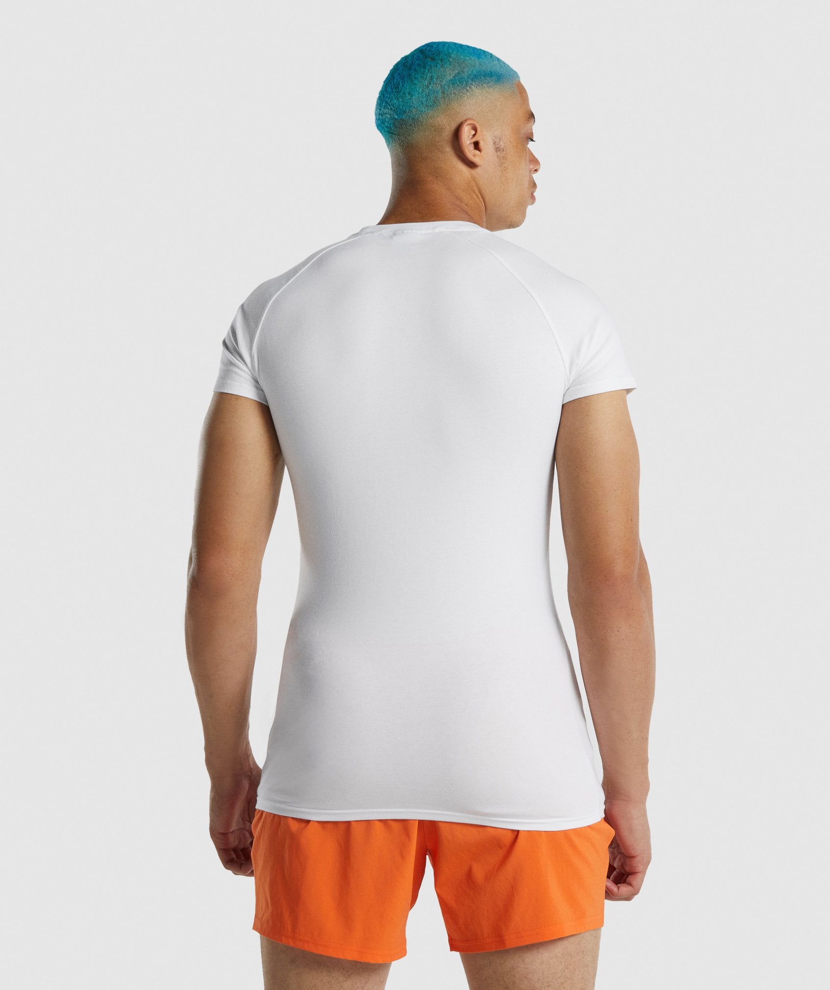 Camiseta Gymshark Apollo Hombre Blancas | 7342618-WY