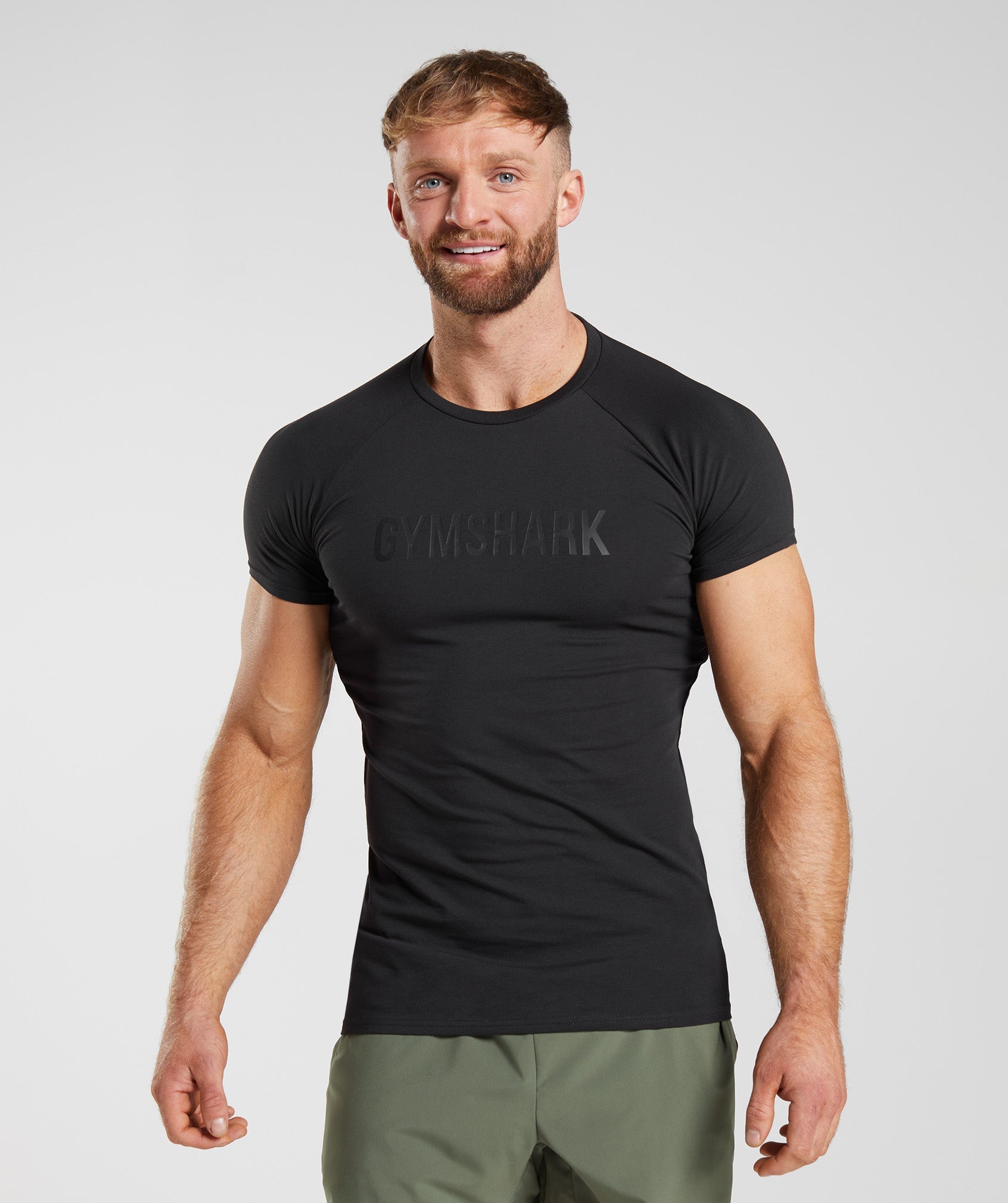 Camiseta Gymshark Apollo Hombre Negras | 8456270-JU