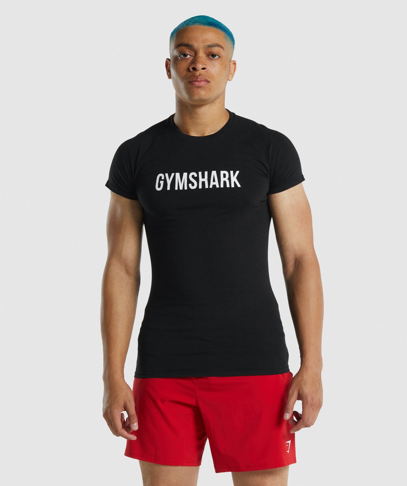 Camiseta Gymshark Apollo Hombre Negras | 8945137-ZS