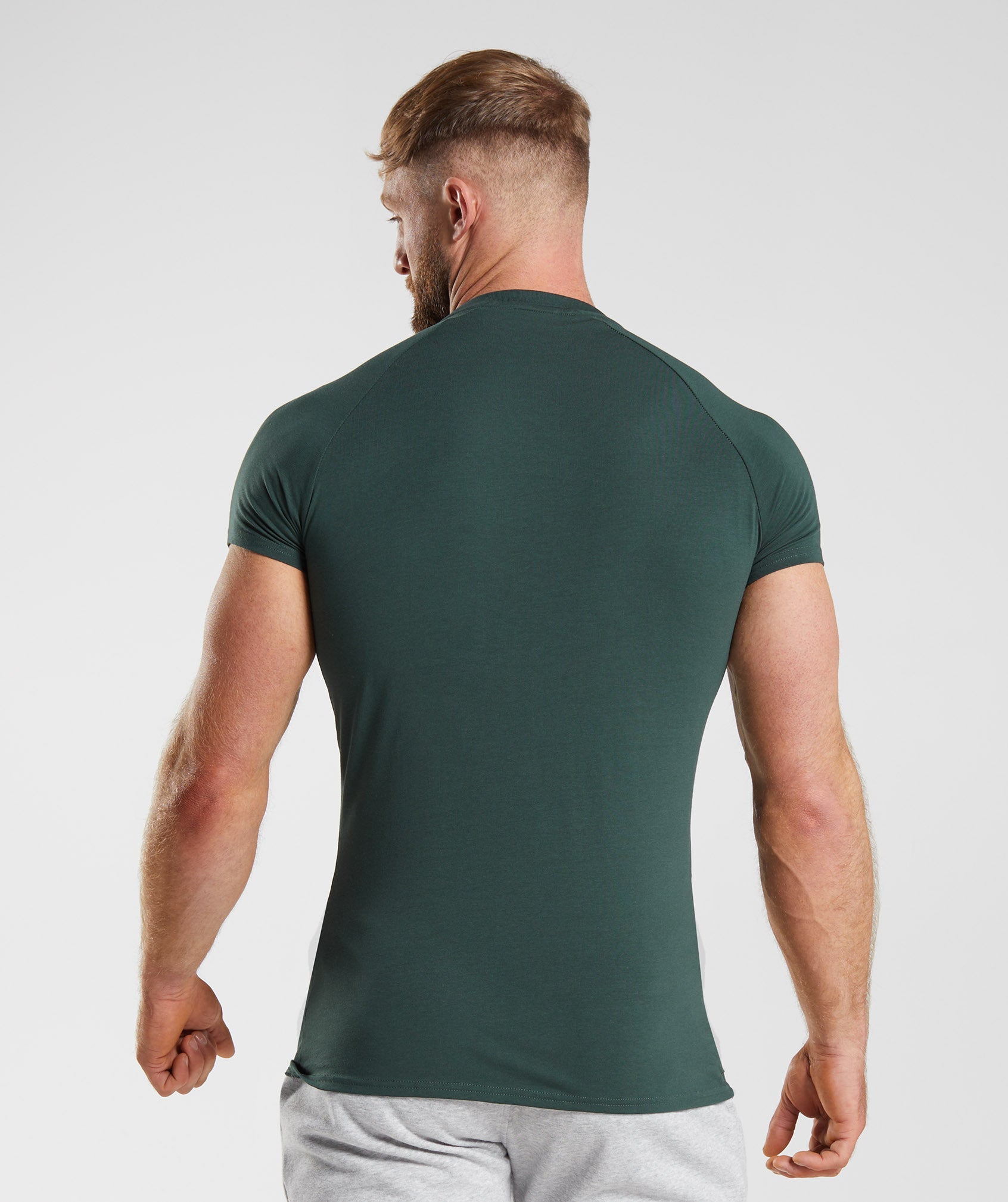 Camiseta Gymshark Apollo Hombre Verde | 7218045-KJ