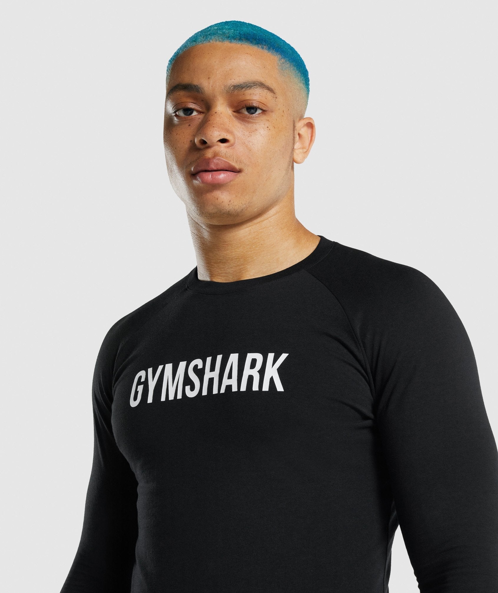 Camiseta Gymshark Apollo Long Sleeve Hombre Negras | 3567418-JV