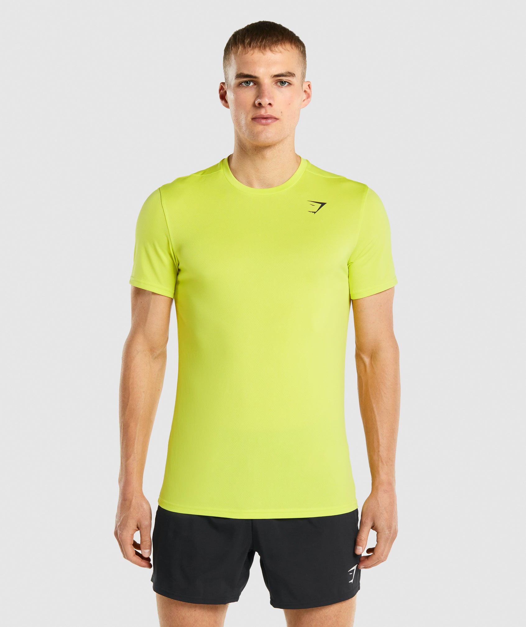 Camiseta Gymshark Arrival Hombre Amarillo | 4936180-AR