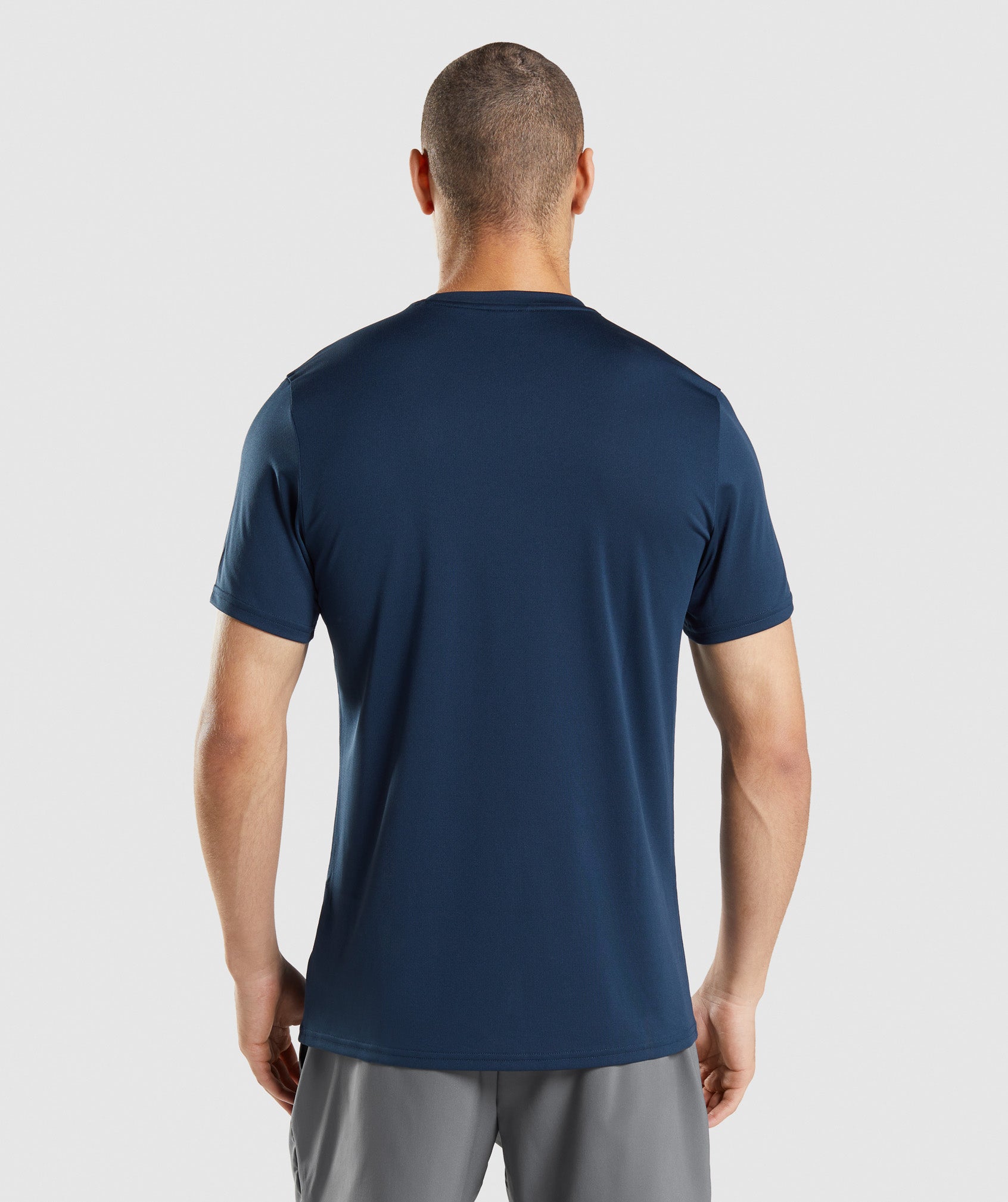 Camiseta Gymshark Arrival Hombre Azul Marino | 0695174-QL