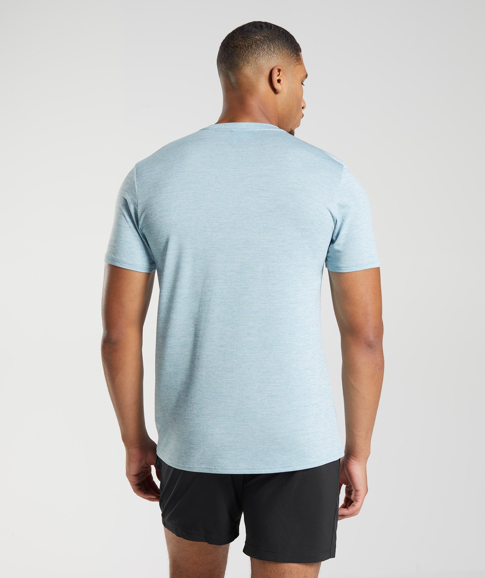 Camiseta Gymshark Arrival Hombre Azules | 1843952-CA