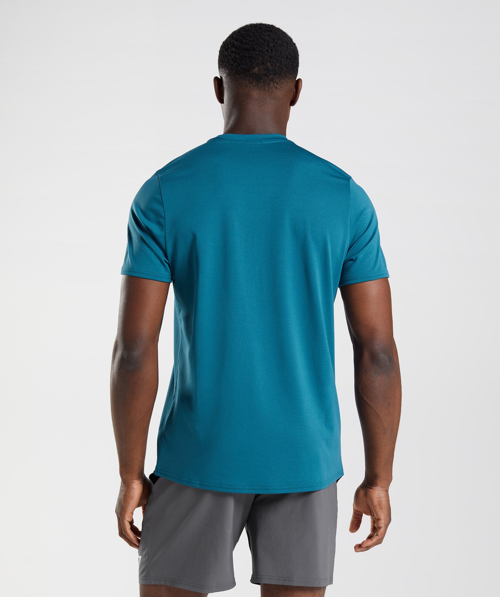 Camiseta Gymshark Arrival Hombre Azules | 6428507-WO