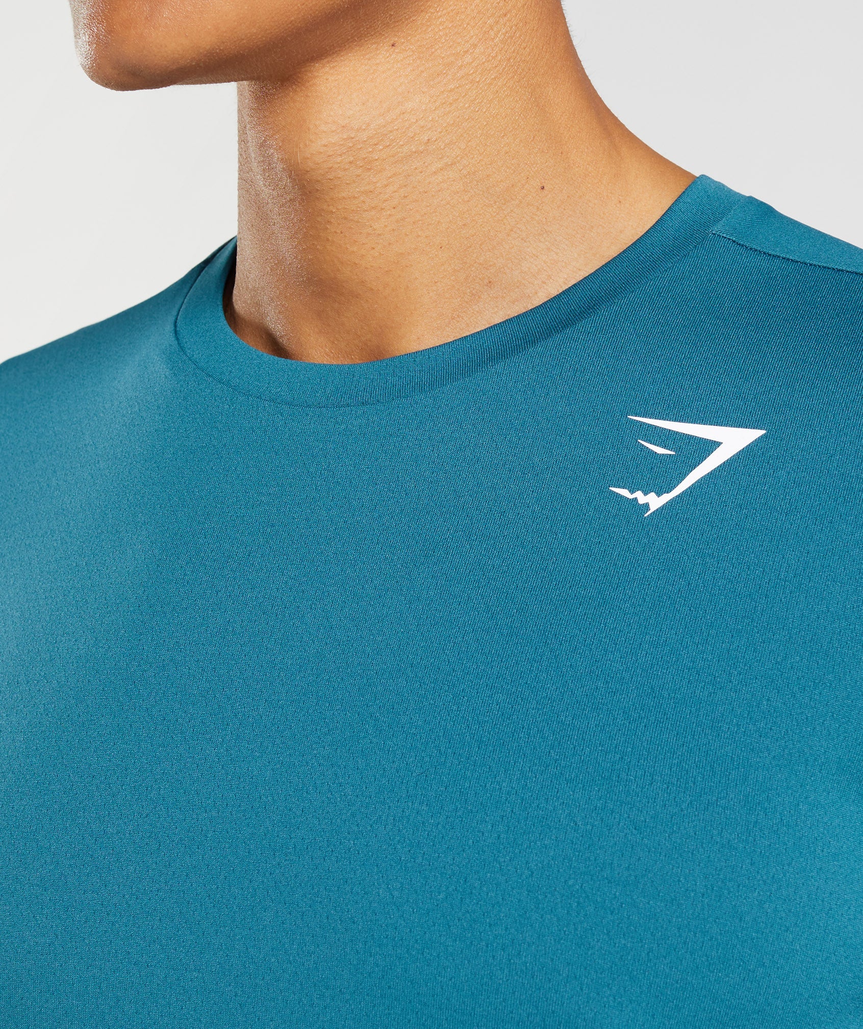 Camiseta Gymshark Arrival Hombre Azules | 8127395-QF