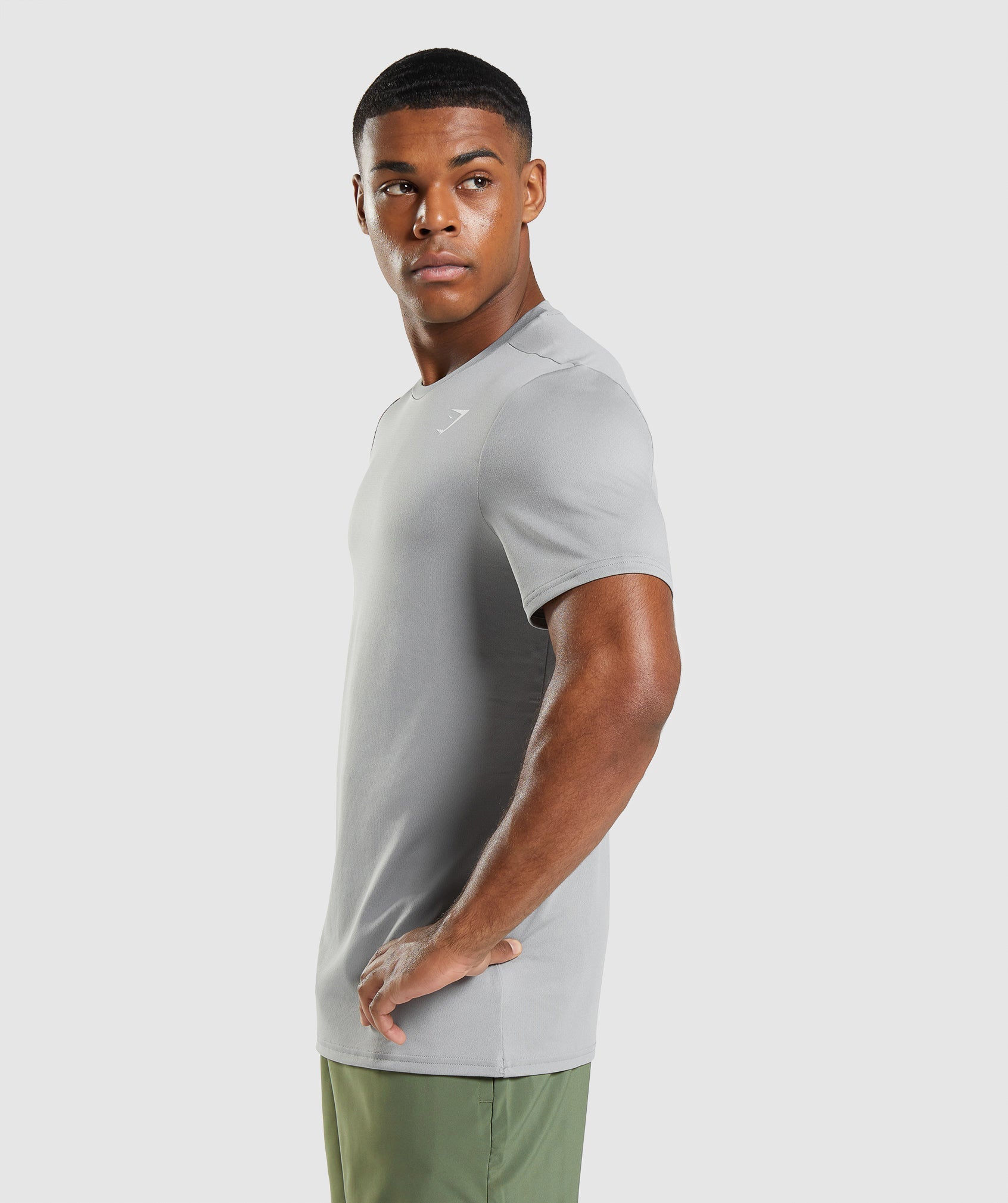 Camiseta Gymshark Arrival Hombre Gris | 4279051-ZO