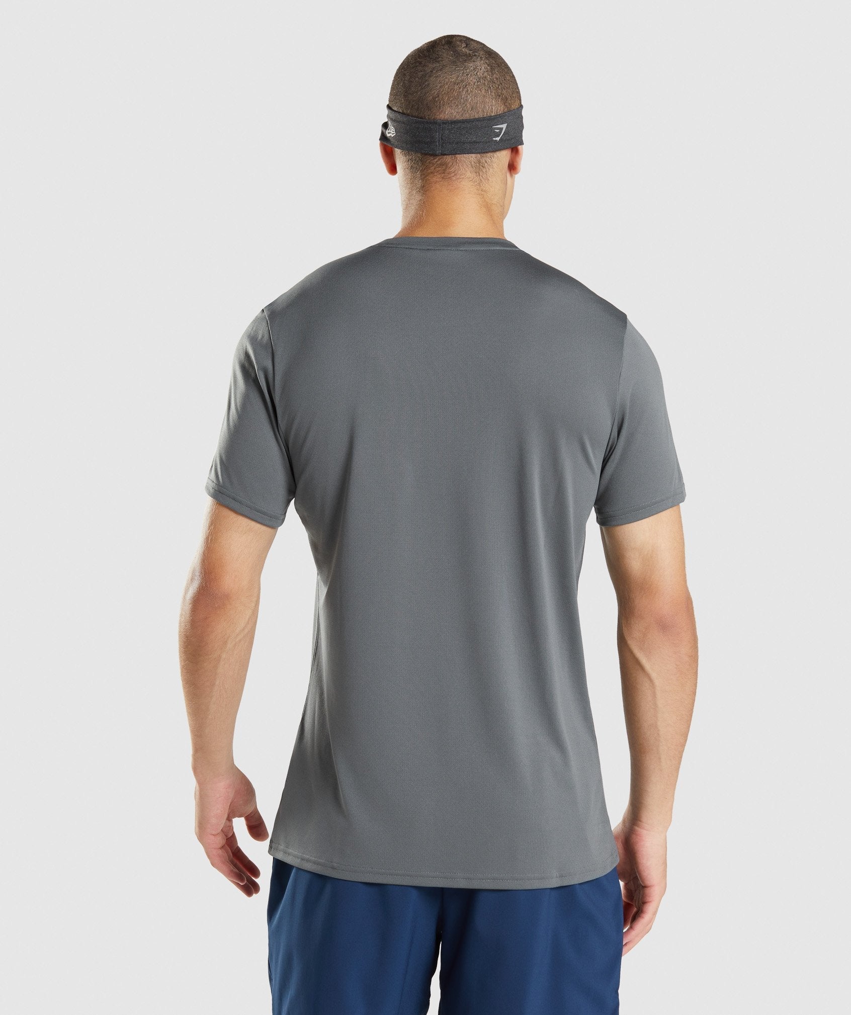 Camiseta Gymshark Arrival Hombre Gris | 8645103-MG