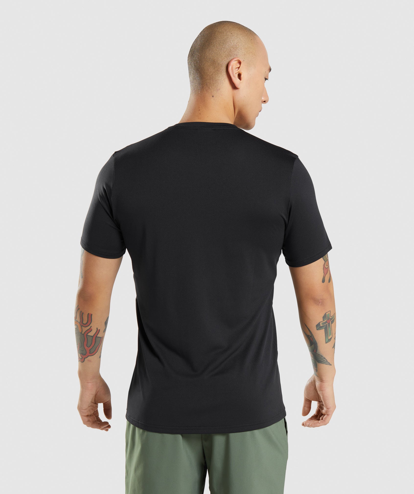 Camiseta Gymshark Arrival Hombre Negras | 2487309-XS