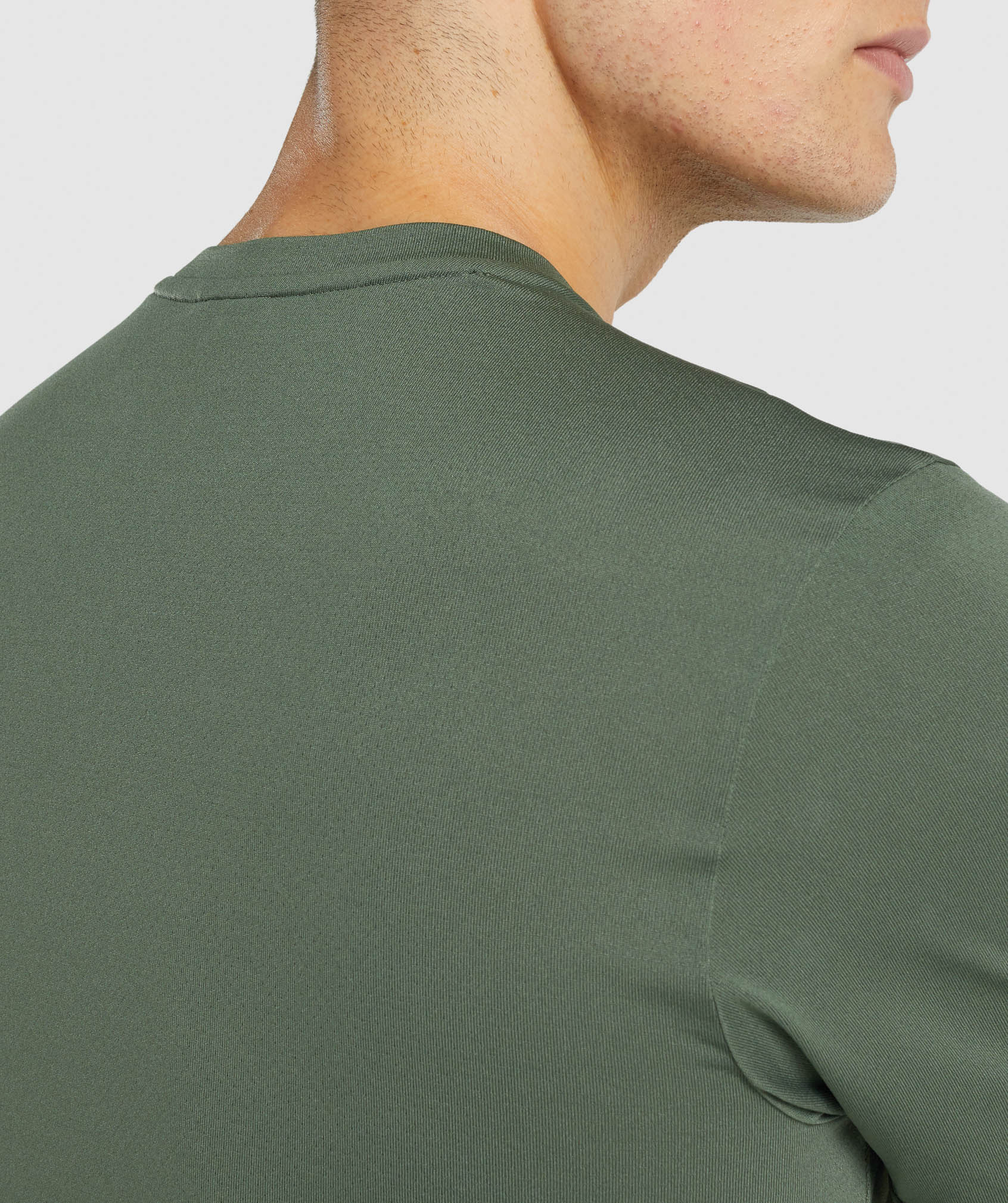 Camiseta Gymshark Arrival Hombre Verde | 6731408-OJ