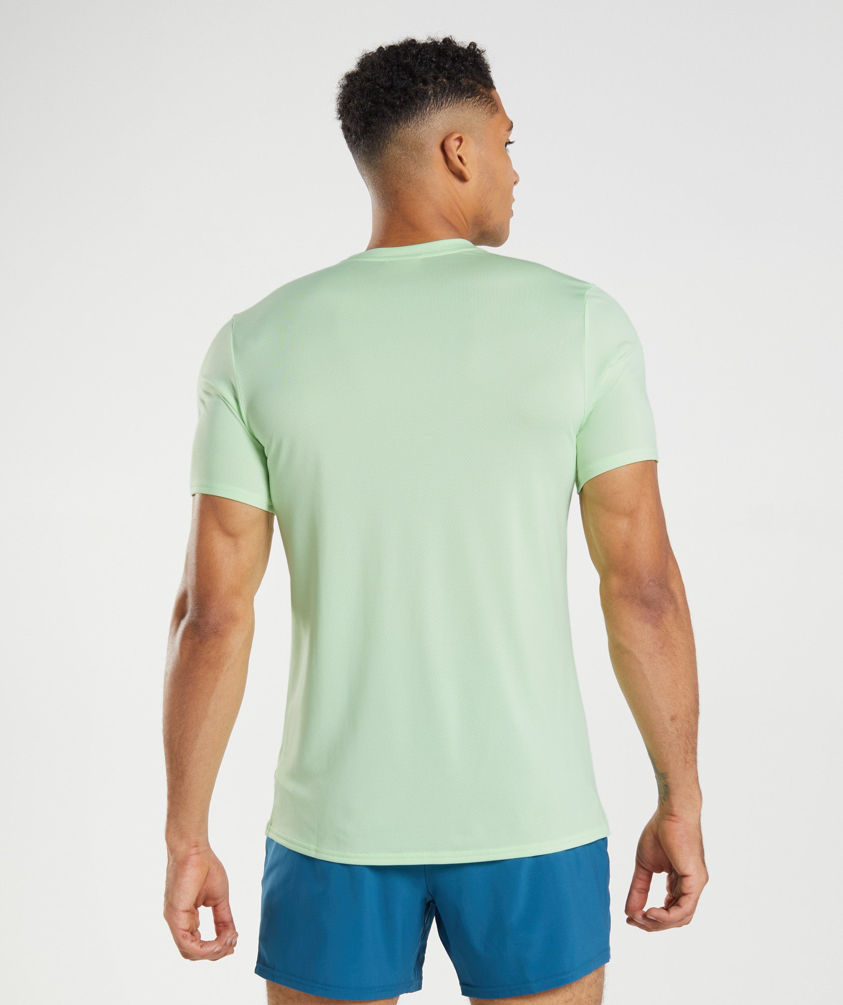 Camiseta Gymshark Arrival Hombre Verde Menta | 1458269-UJ