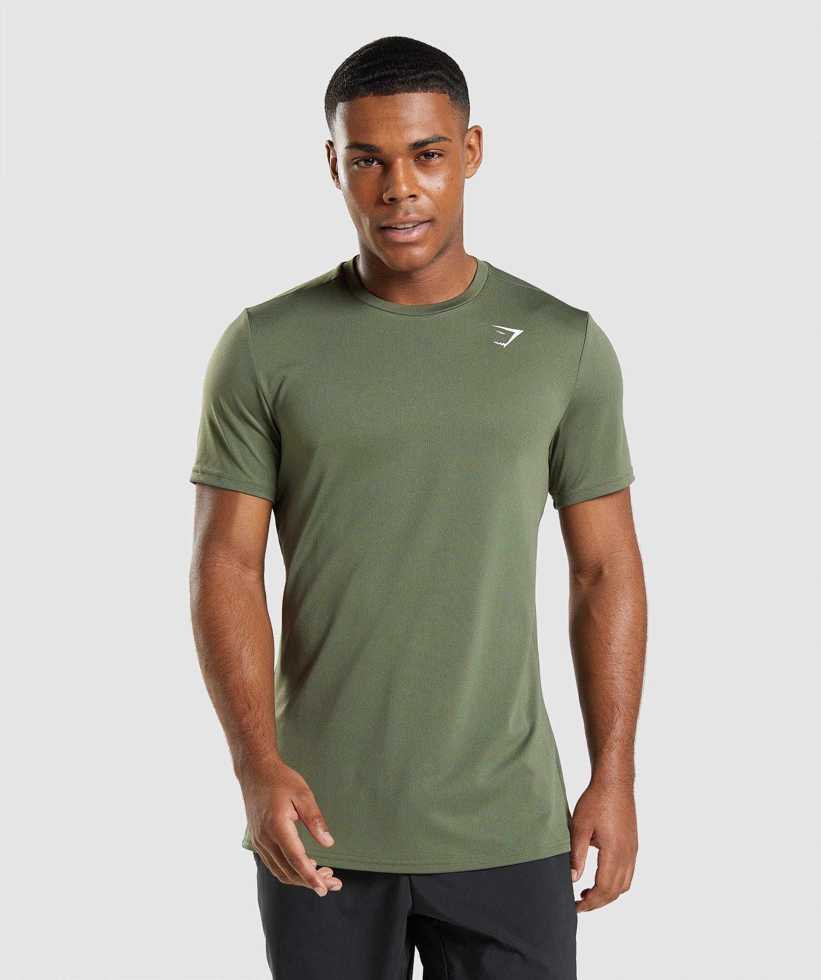 Camiseta Gymshark Arrival Hombre Verde Oliva | 7049215-YT