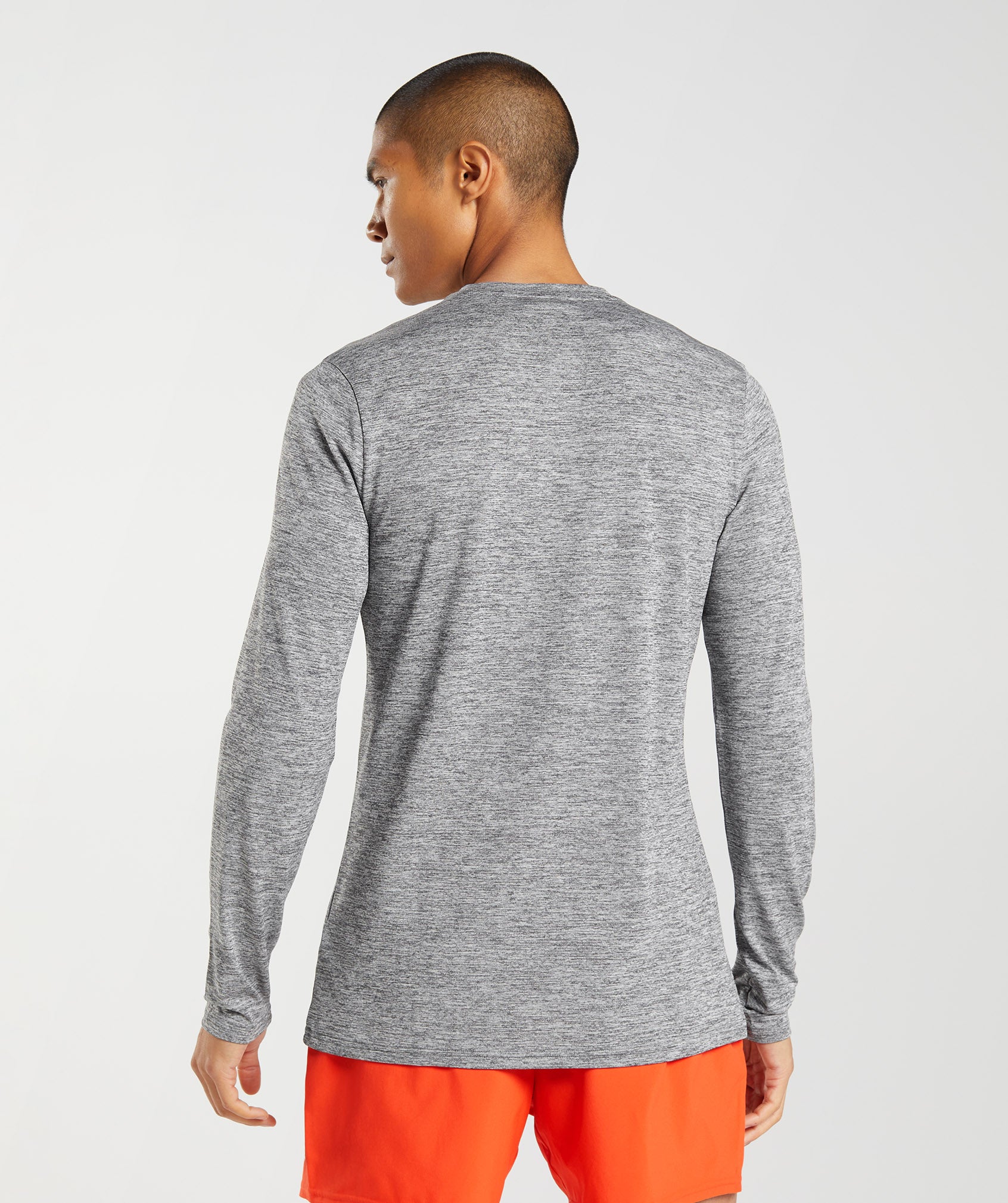 Camiseta Gymshark Arrival Long Sleeve Hombre Gris | 1364250-ES