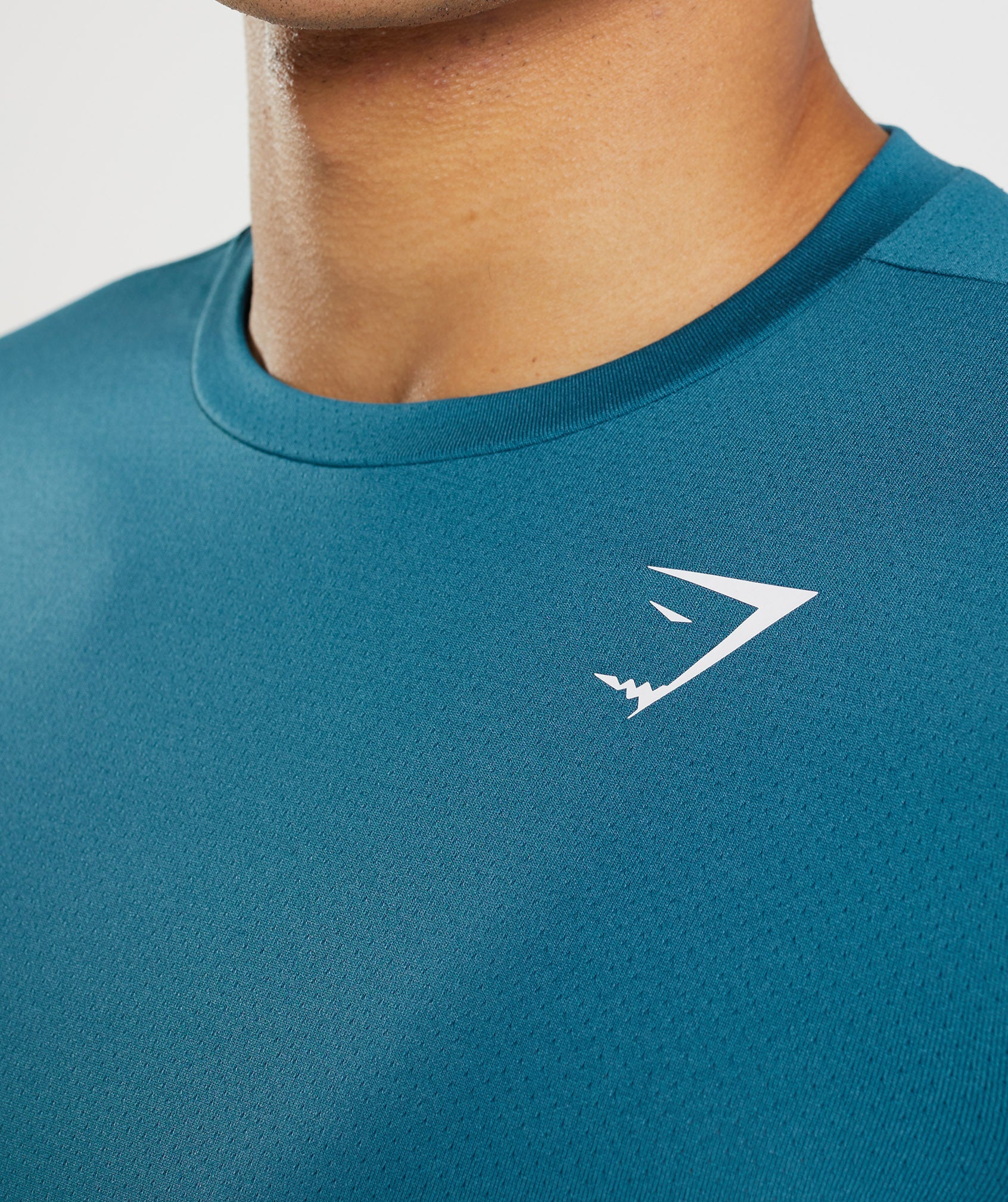 Camiseta Gymshark Arrival Long Sleeve Hombre Azules | 5396401-KS