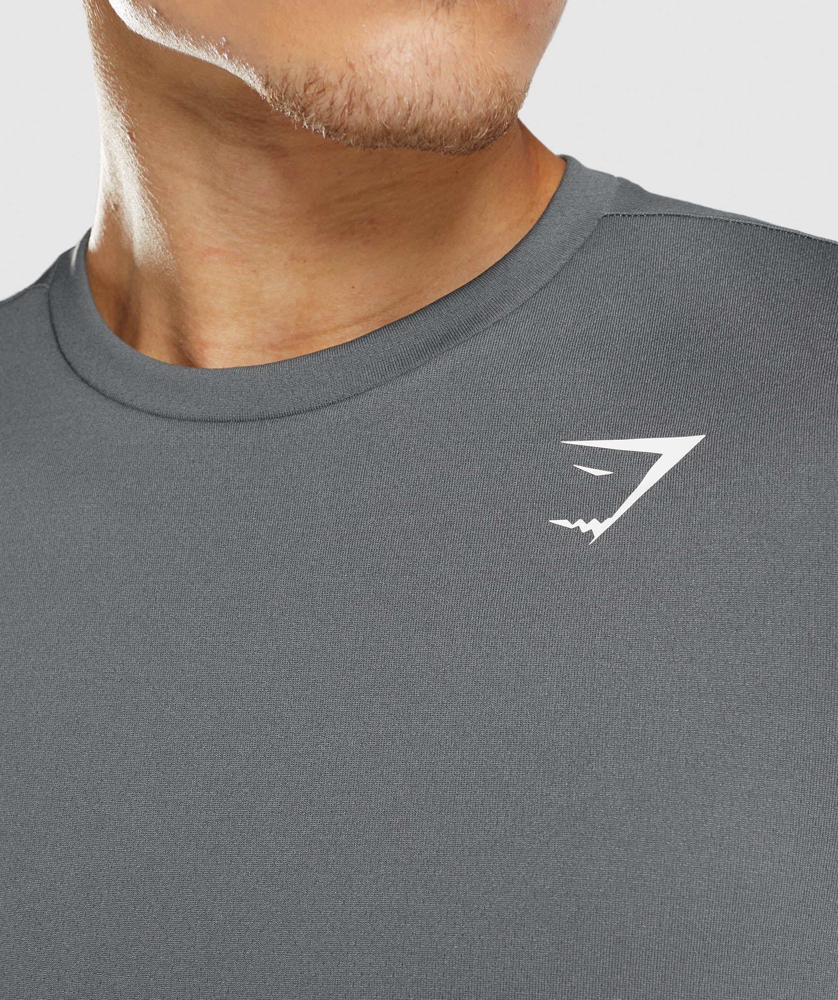 Camiseta Gymshark Arrival Long Sleeve Hombre Gris | 6723948-NF