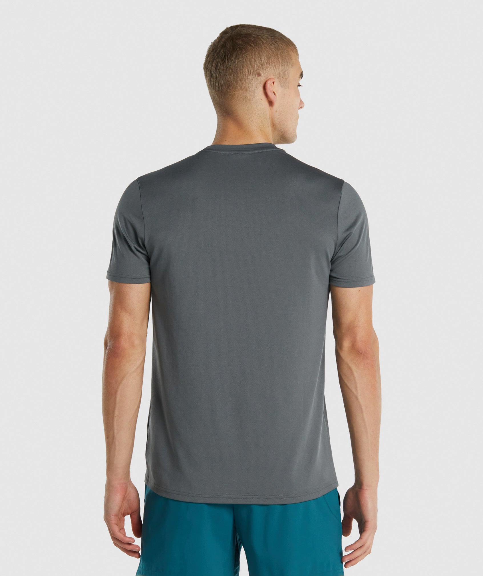 Camiseta Gymshark Arrival Regular Fit Hombre Gris | 3461578-UB