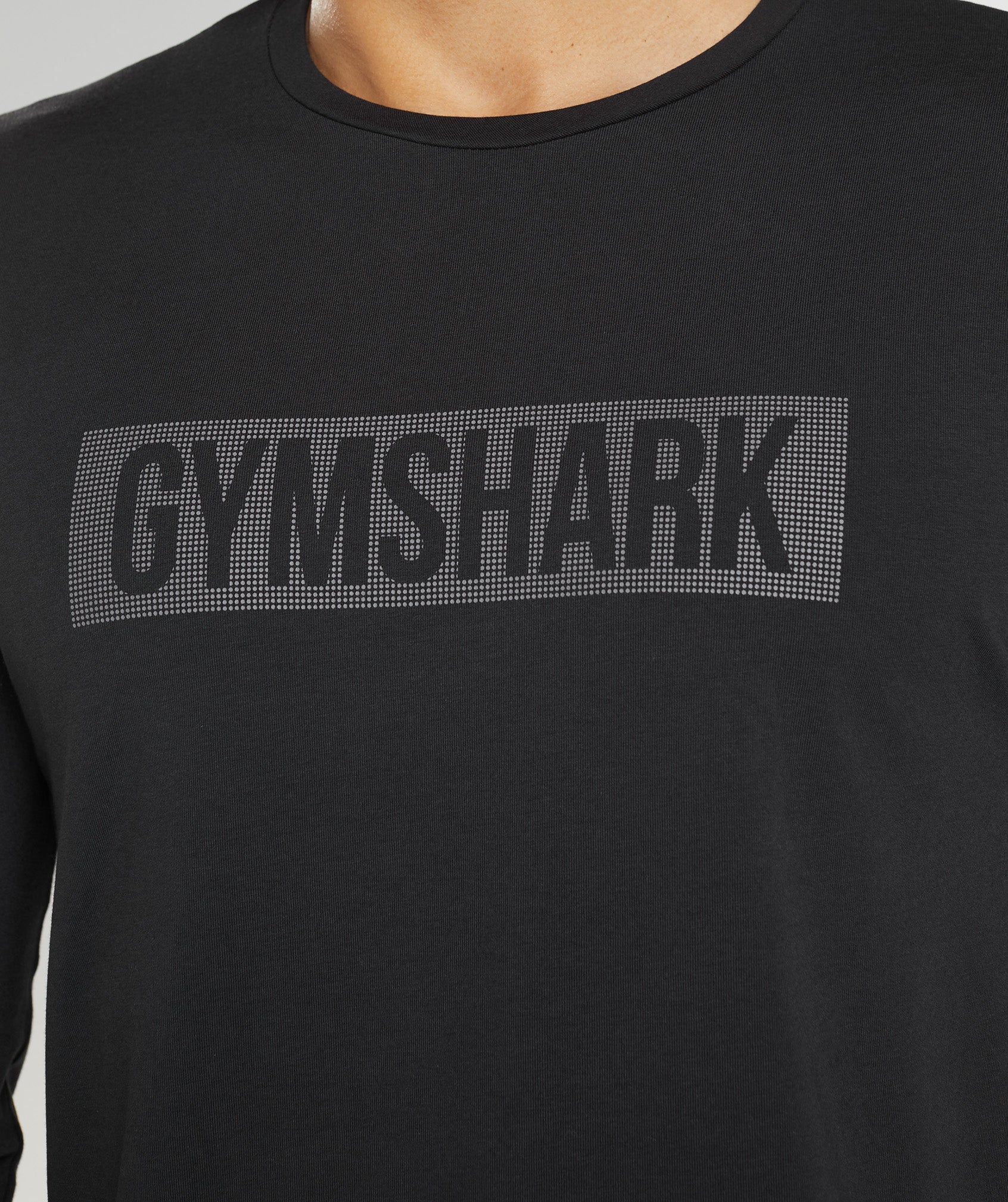 Camiseta Gymshark Block Long Sleeve Hombre Negras | 1374602-IJ