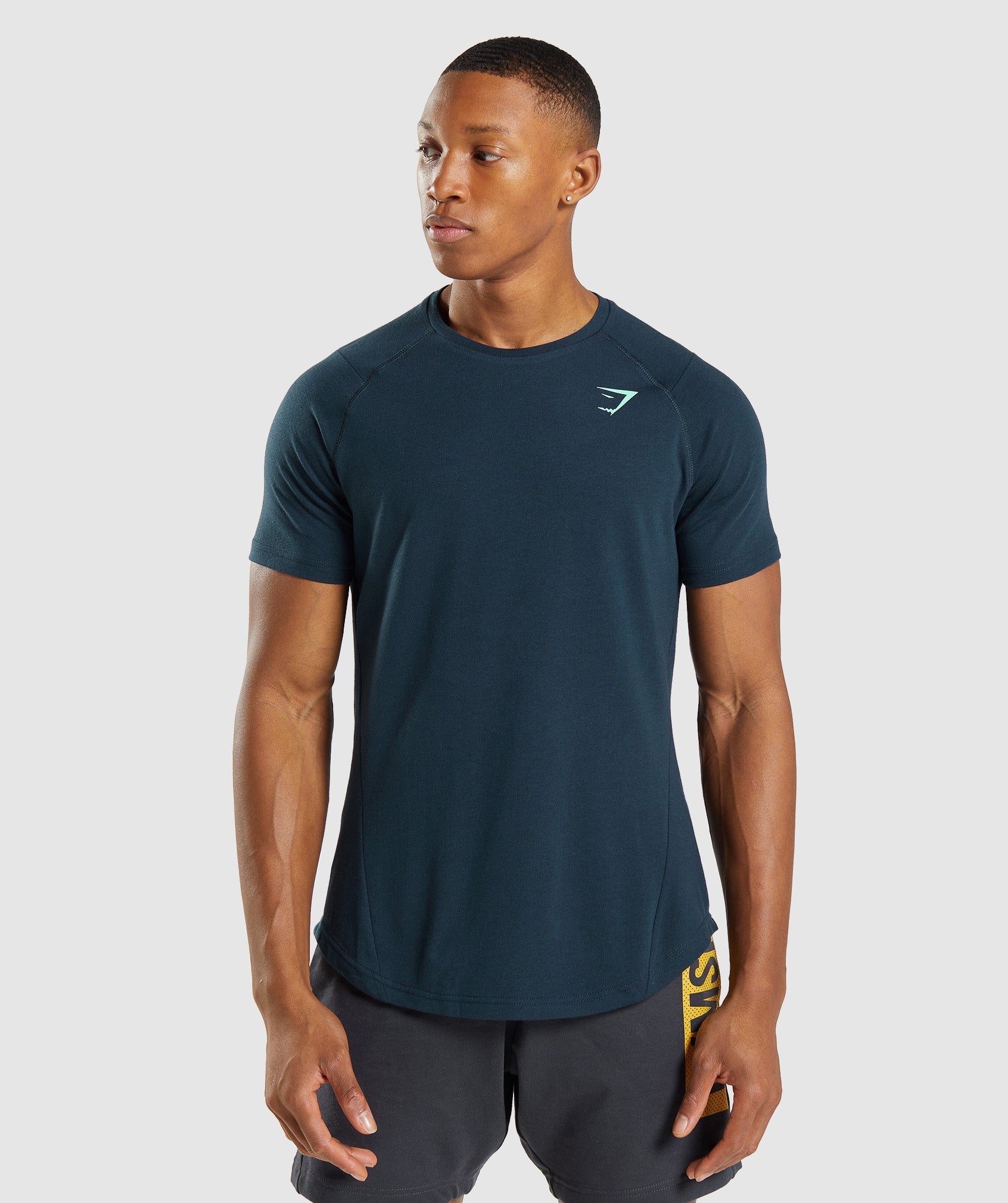 Camiseta Gymshark Bold Hombre Azul Marino | 4859712-YU