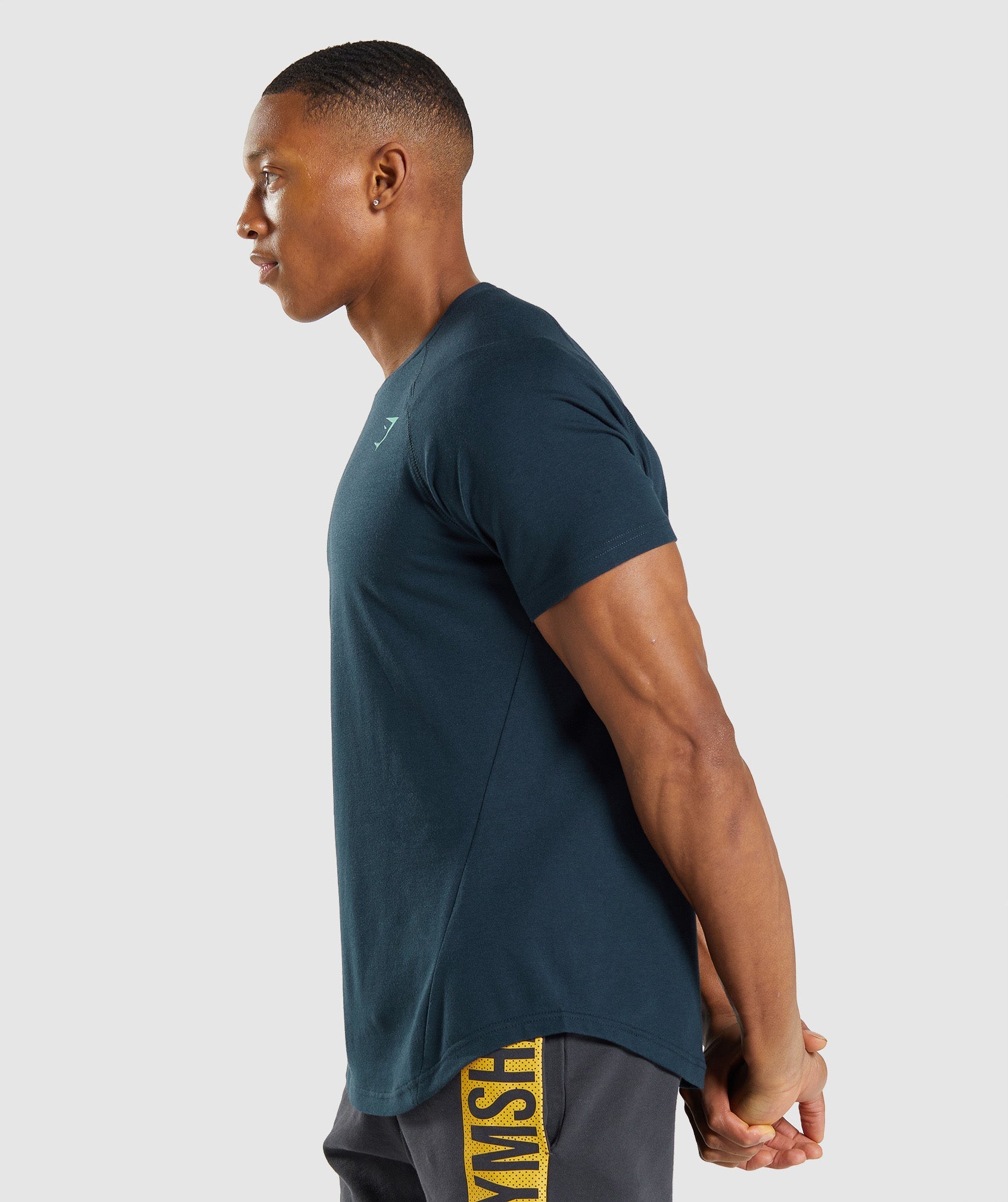 Camiseta Gymshark Bold Hombre Azul Marino | 4859712-YU