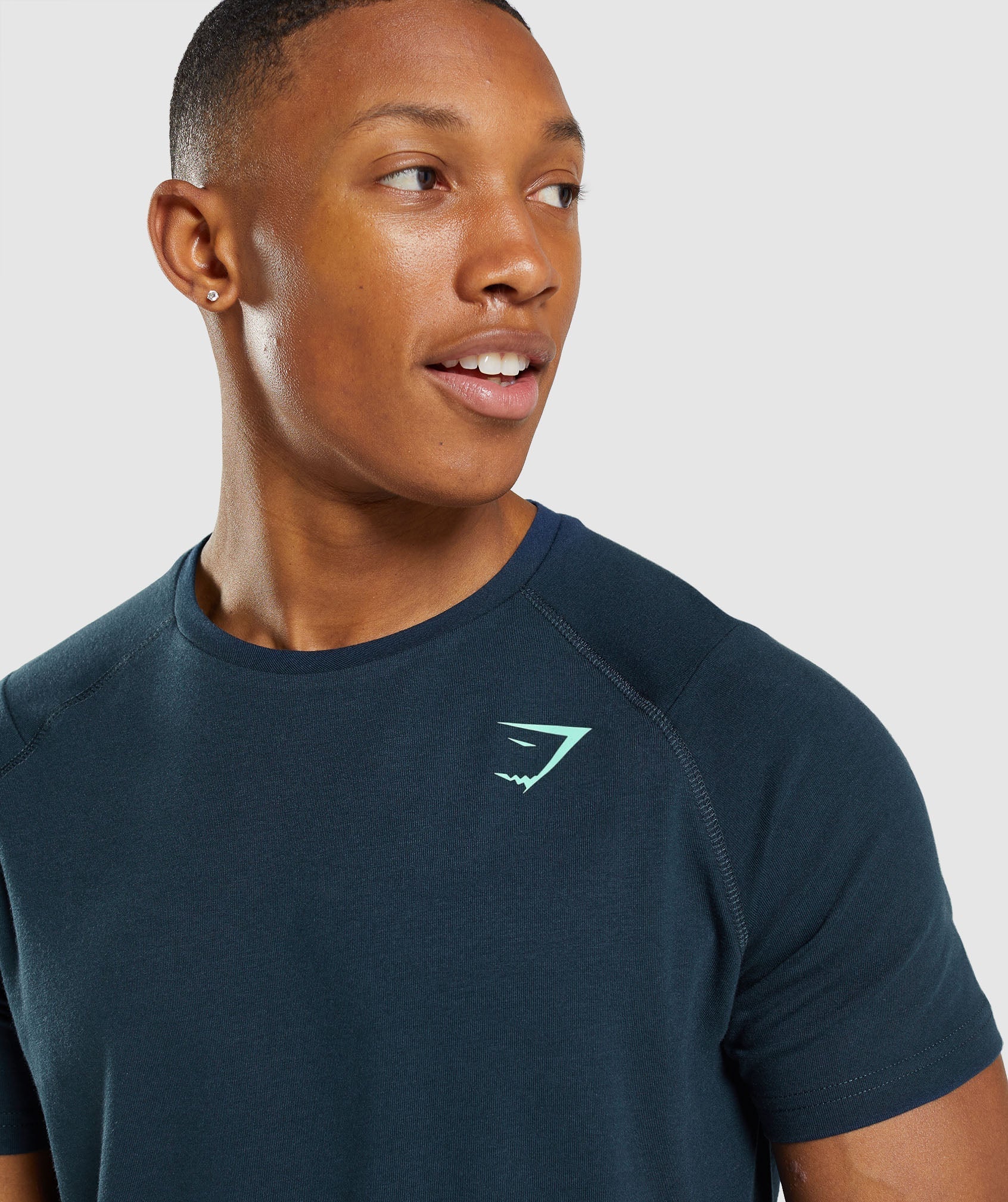 Camiseta Gymshark Bold Hombre Azul Marino | 4859712-YU