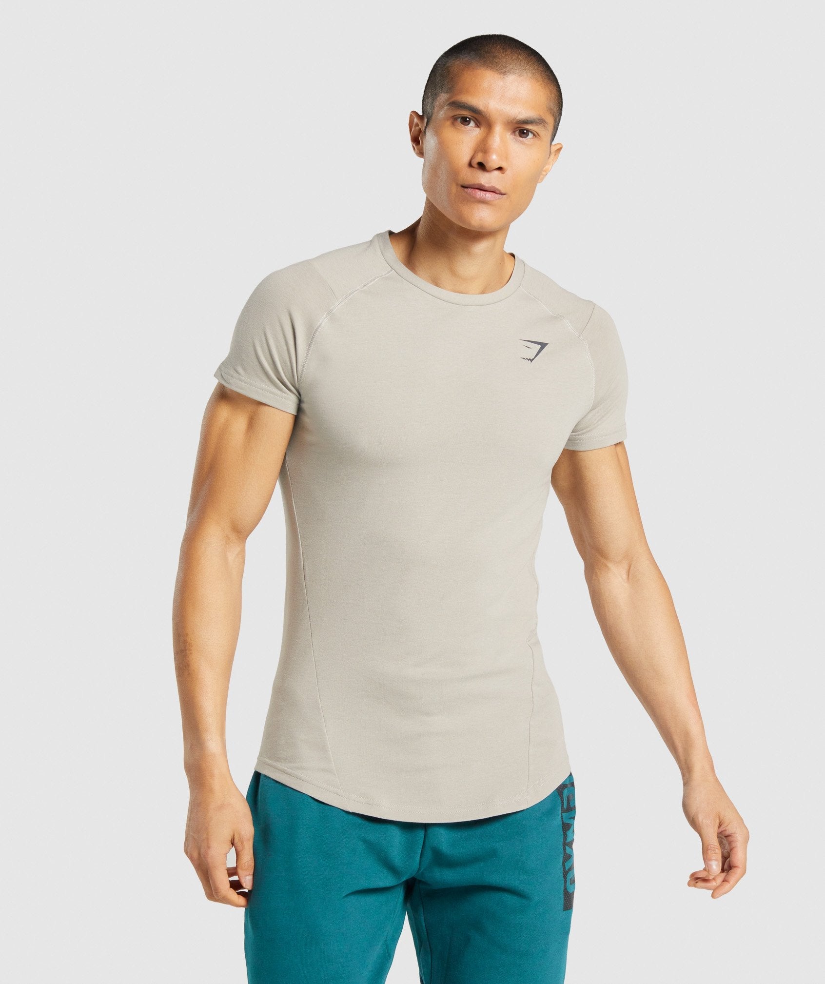 Camiseta Gymshark Bold Hombre Gris | 7403658-WE